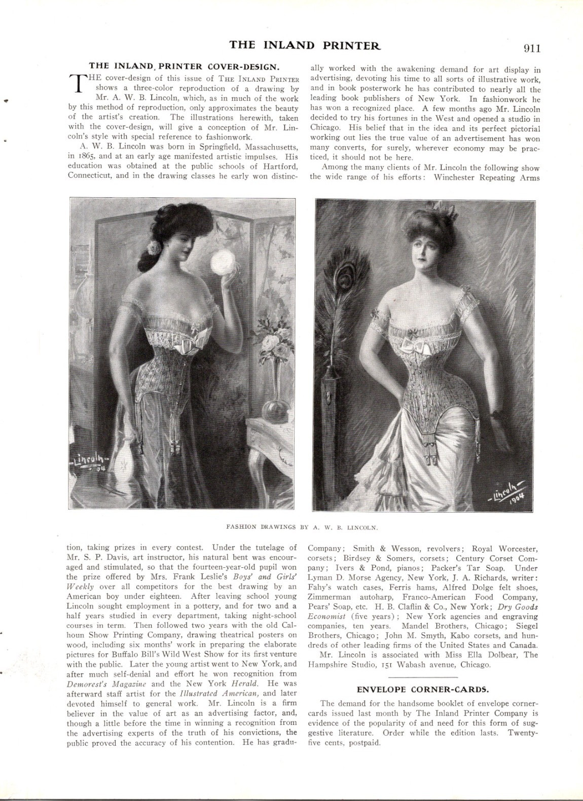 A.W.B. Lincoln Illustrator Women\'s Fashion + Article 1904