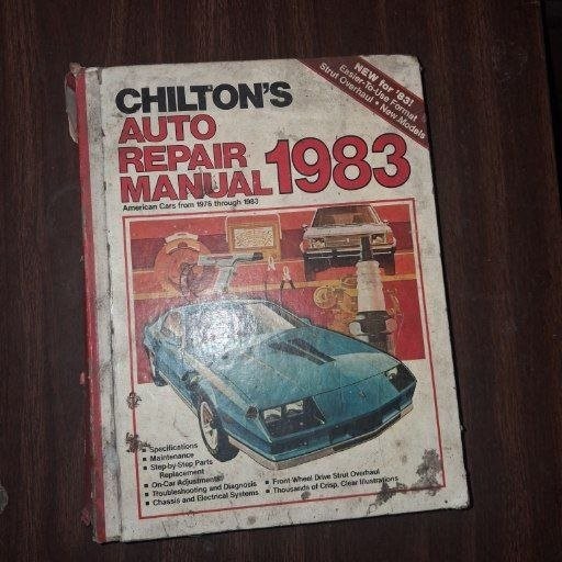 Chilton 7200 Auto Repair Manual 1983 American Cars 1976-83 Hardcover Used