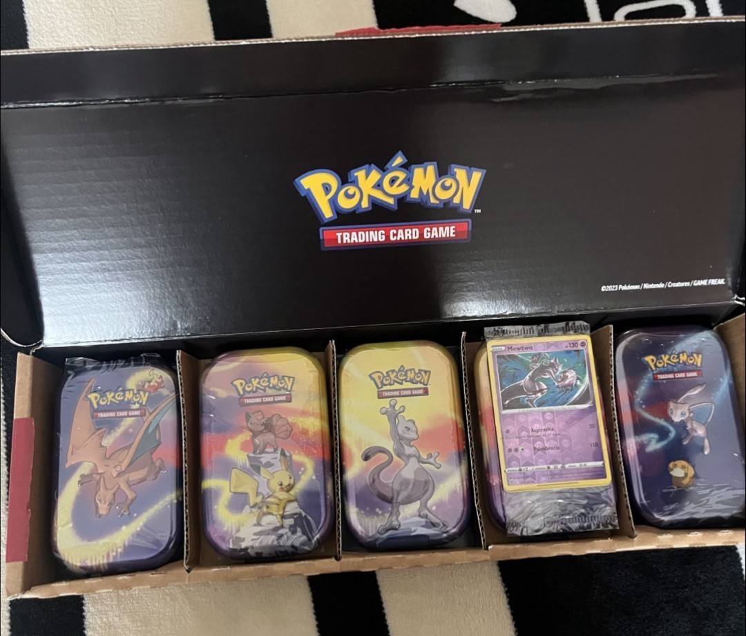Pokemon TCG Kanto Power Mini Tin 5-Pack Set - Sealed ITA Edition