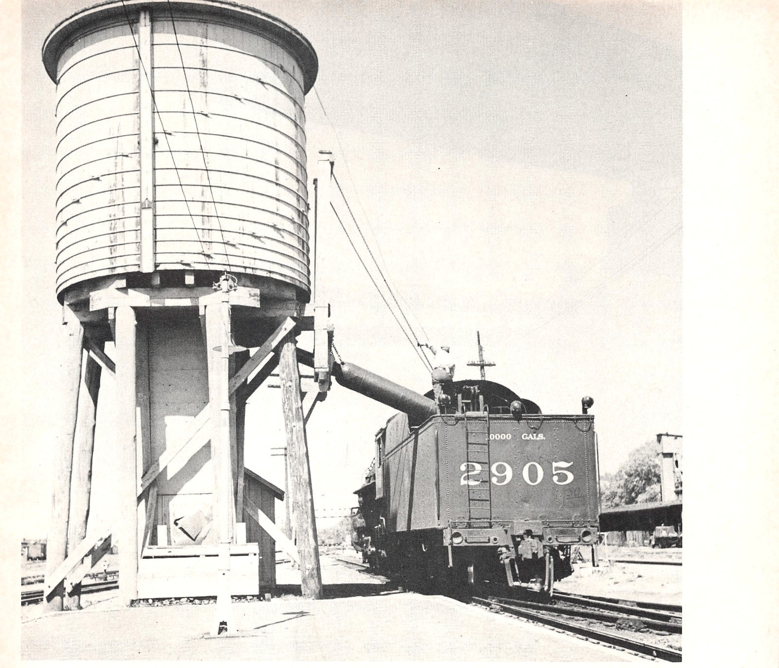 1955 Chicago North Western E-2 Pacific 4-6-2 No 2905 Madison WI 1978 Mag Image