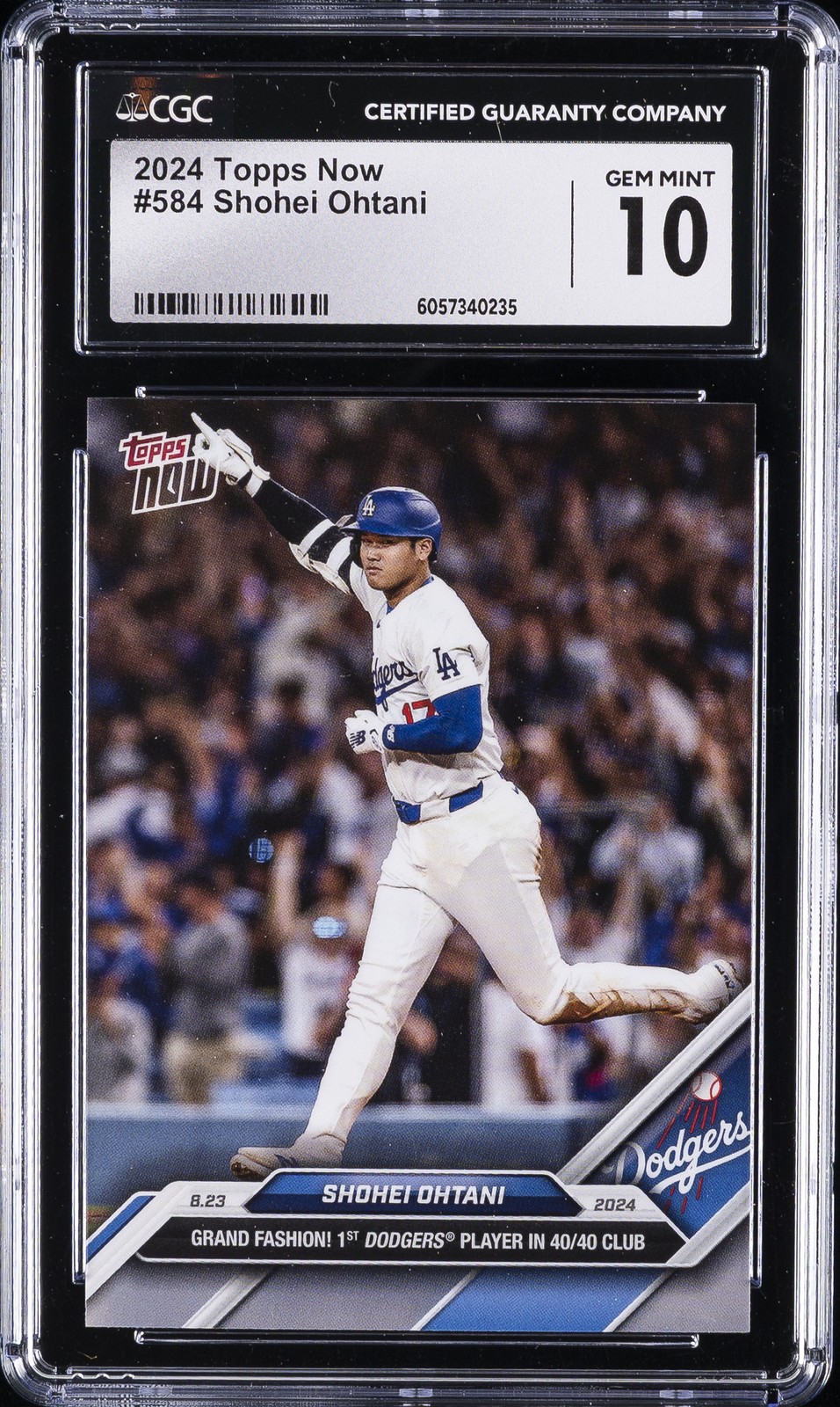 2024 TOPPS: NOW #584 SHOHEI OHTANI CGC 10 GEM MINT