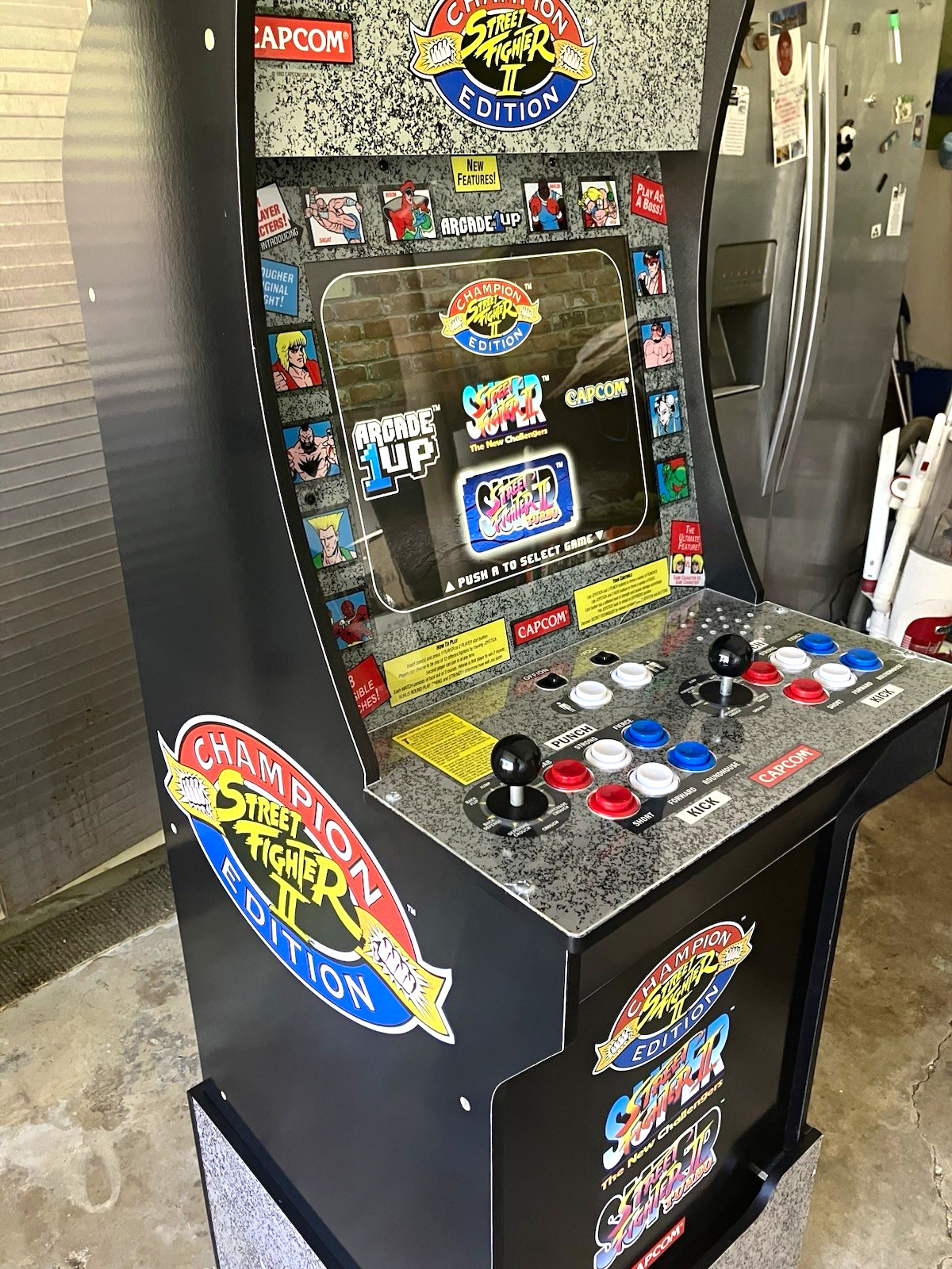 Arcade1Up Street Fighter II Champion Edition Arcade Cabinet w/ Riser 2020 Arcade1Up Street Fighter II Champion Edition Arcade Cabinet w/ Riser 2020