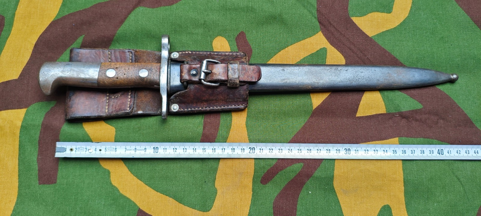 RARE SWISS SWITZERLAND M1899 MILITARY KNIFE COMBAT KNIFE WITH FROG