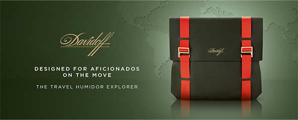 Davidoff Travel Humidor Explorer Green & Orange