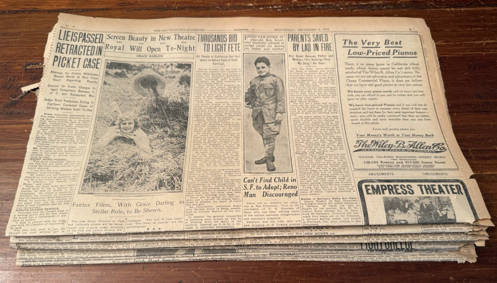 10 Antique Newspaper pages 1916 MYSTERY Ephemera Paper Art lot JUNK JOURNAL 10 Antique Newspaper pages 1916 MYSTERY Ephemera Paper Art lot JUNK JOURNAL