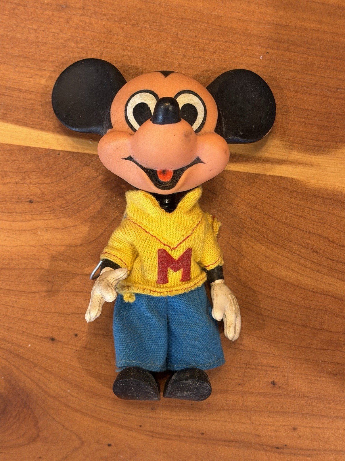 Vintage 1967 Mattel Mickey Mouse Skediddle Skediddler Doll Figure W/ Clothes