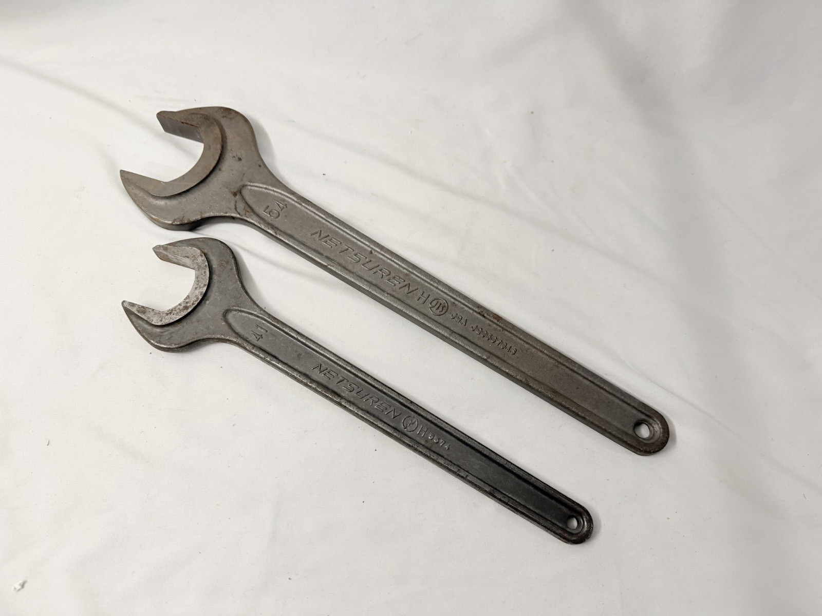 Netsuren Open End Wrench  LOT Of 2 JIS B 4630 41 M27 JIS B 4630 #54 Tools