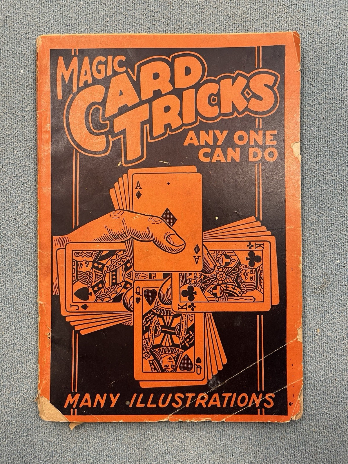 Scarce Antique Book - Magic Card Tricks Anyone Can Do, 1916, The Expert at Cards