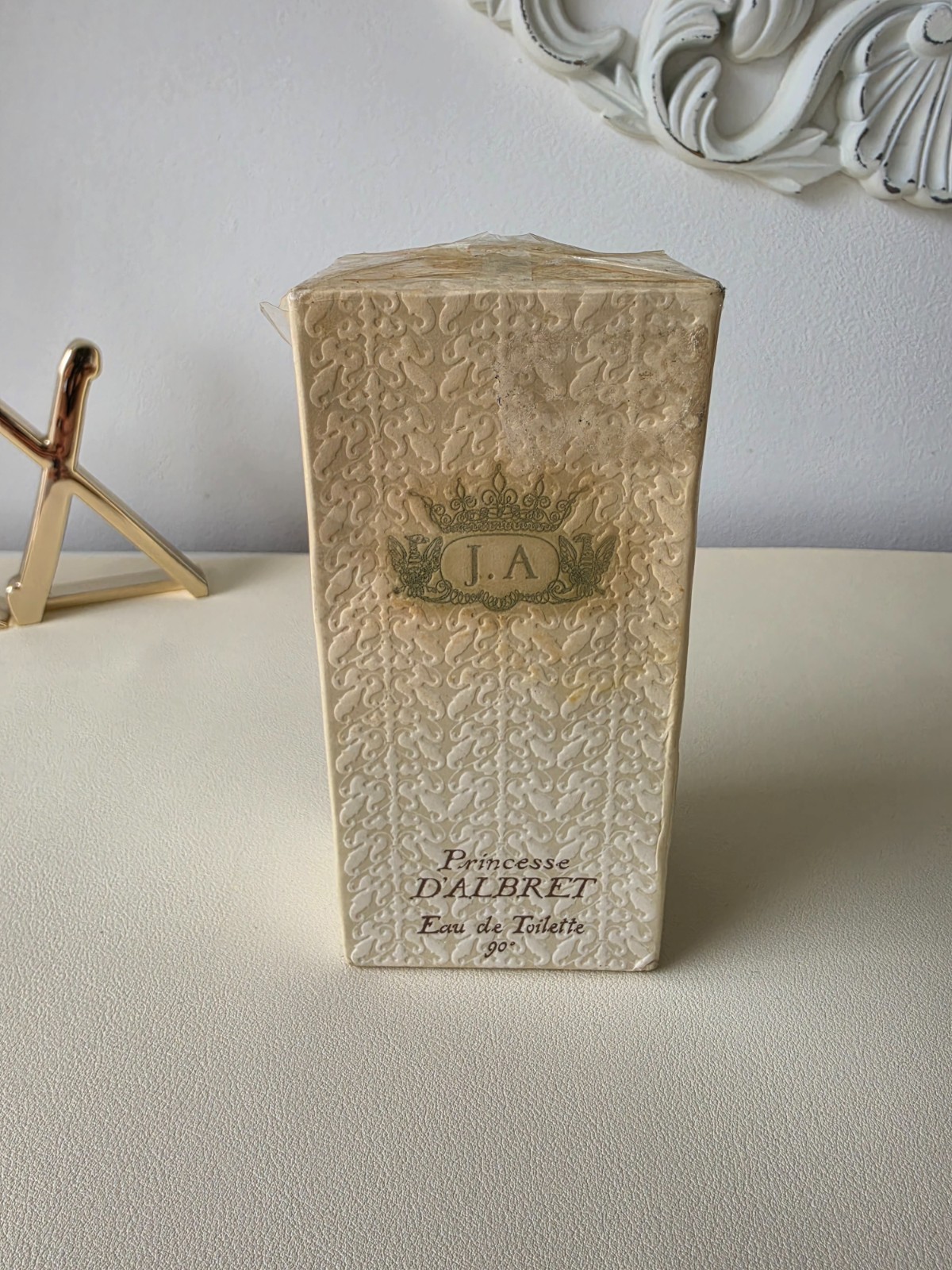 Vintage Jean D\'Albret Princesse Eau de Toilette 3 3/4fl oz REF 820 Unopened Box