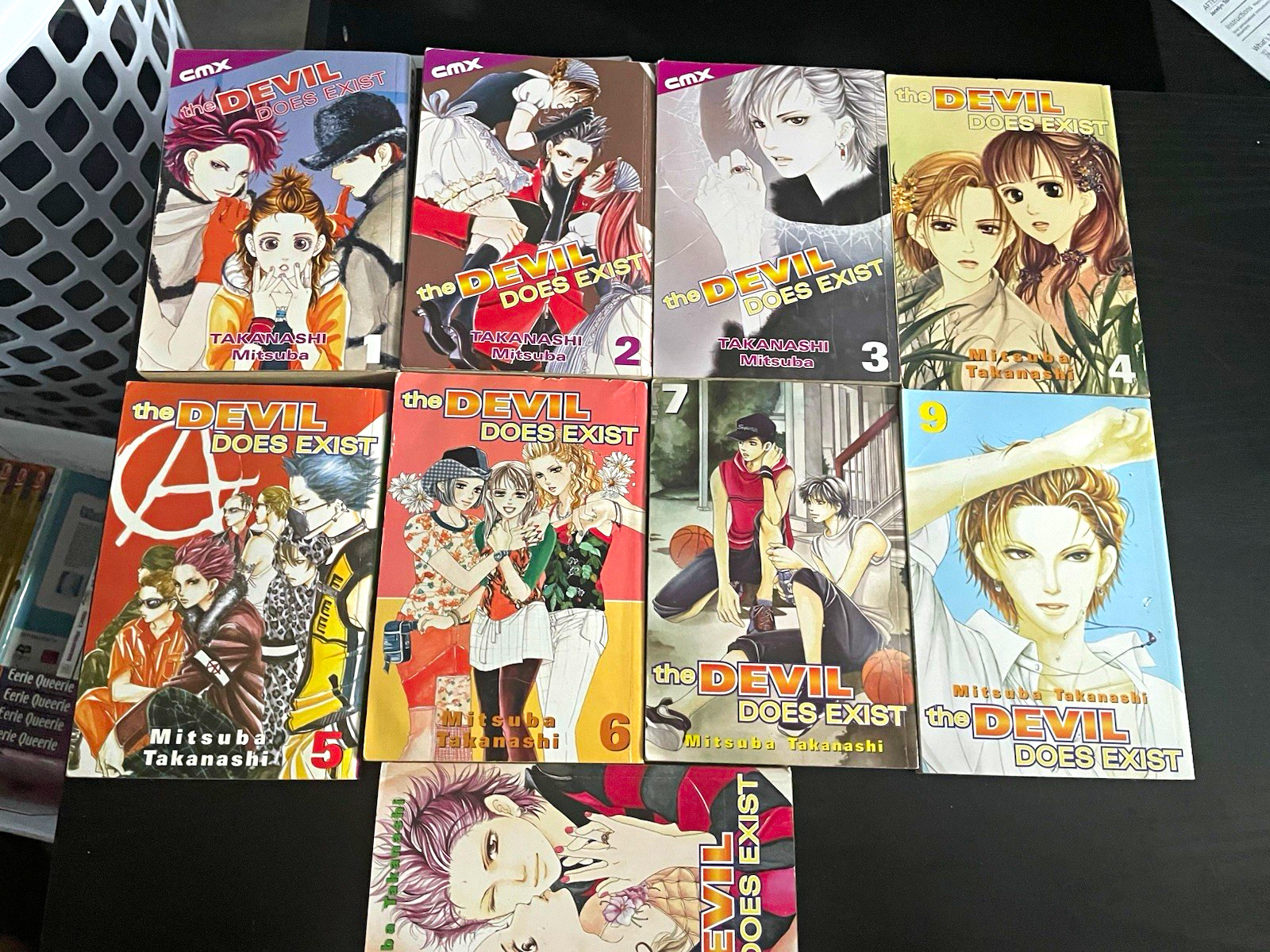 CMX The Devil Does Exist Manga Book Lot Vol 1-7, 9, 11 Trade Paperback Mitsuba