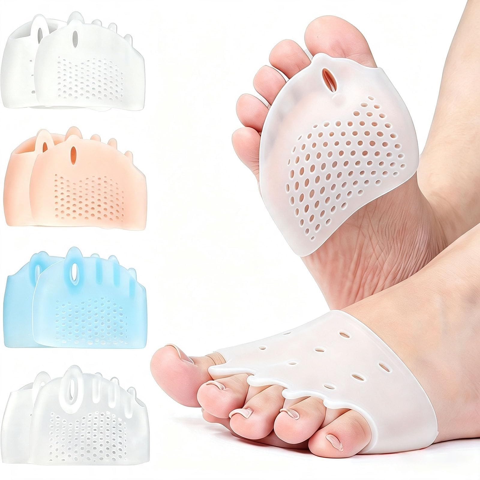 Alignura 3 in 1 Pro Toe Straighteners, Silicone Toe Separators(4 PCS)