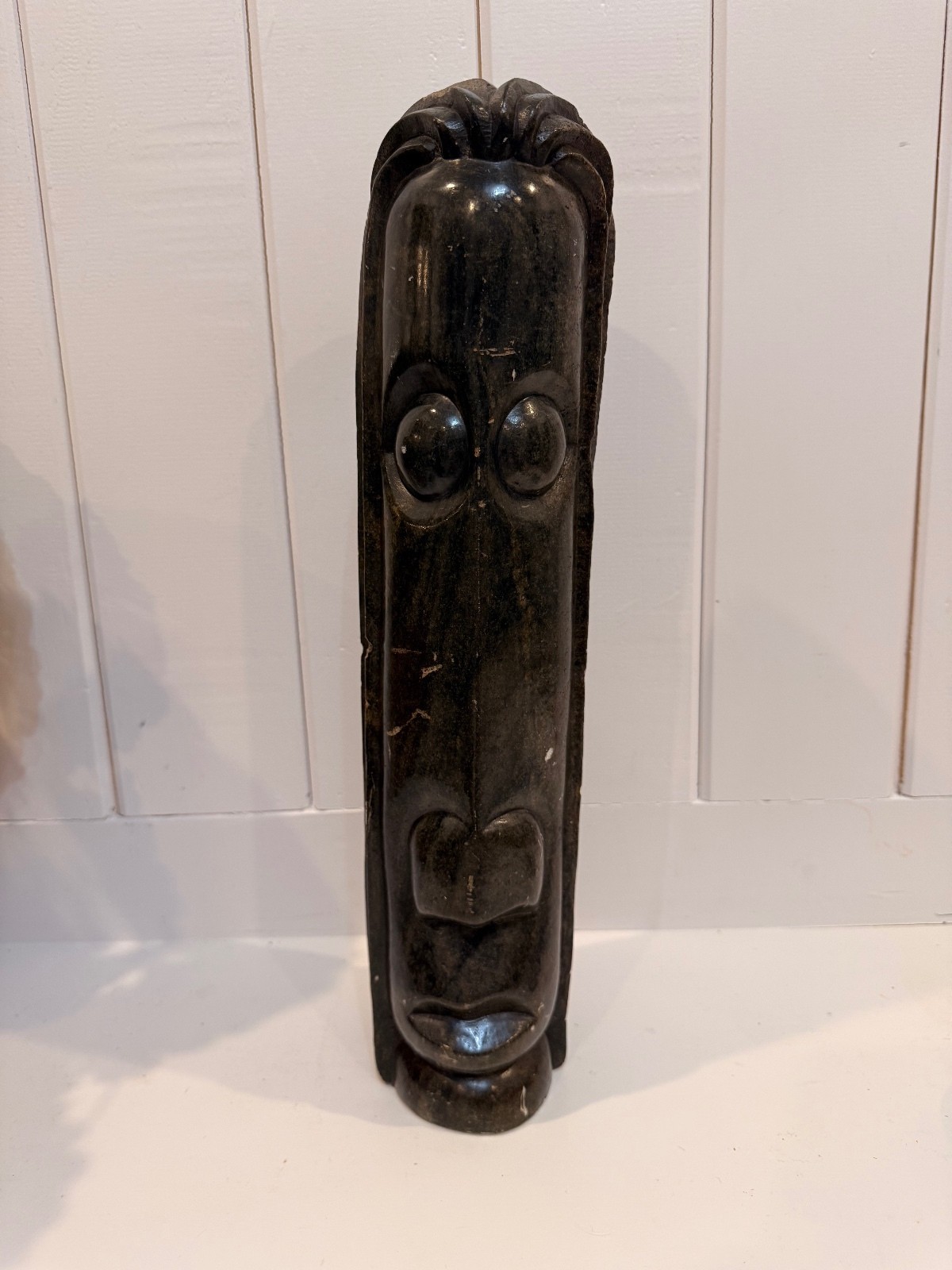 Vintage Heavy Tribal Mask Sculpture 18 Vintage Heavy Tribal Mask Sculpture 18