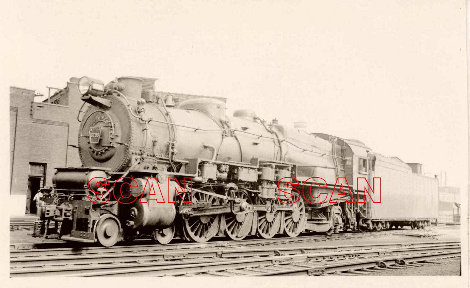 1C548 RP 1932 PENNSYLVANIA RAILROAD 4-8-2  LOCO #6796