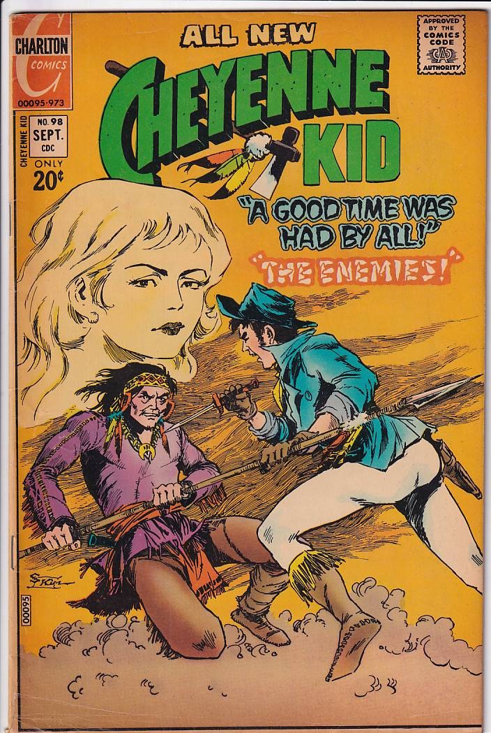 42180: CHARLTON COMICS CHEYENNE KID #98 VF Grade