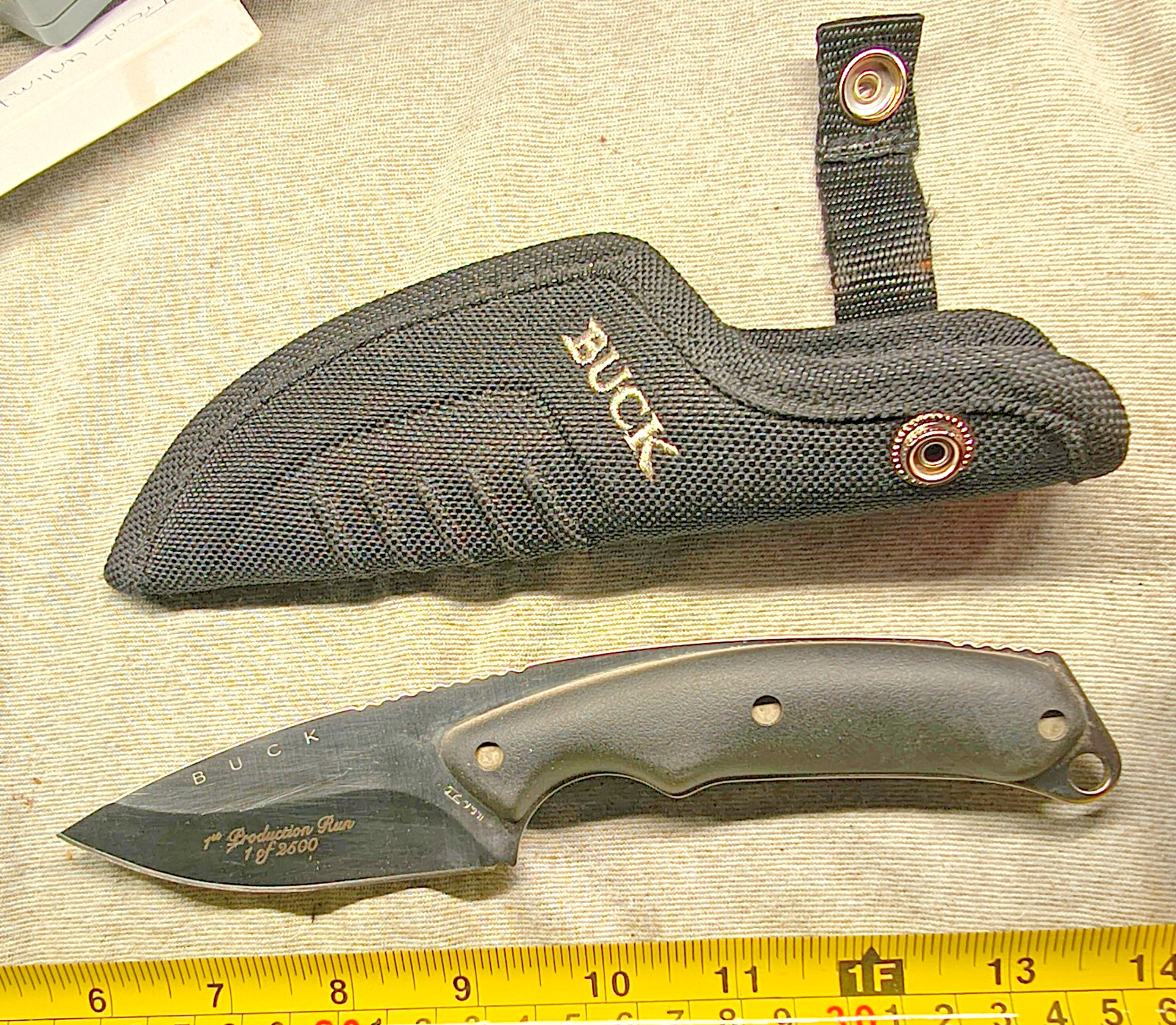 Buck 693 limited edition knife “1st Production Run” and numbered 1 of 2500 Buck 693 limited edition knife “1st Production Run” and numbered 1 of 2500