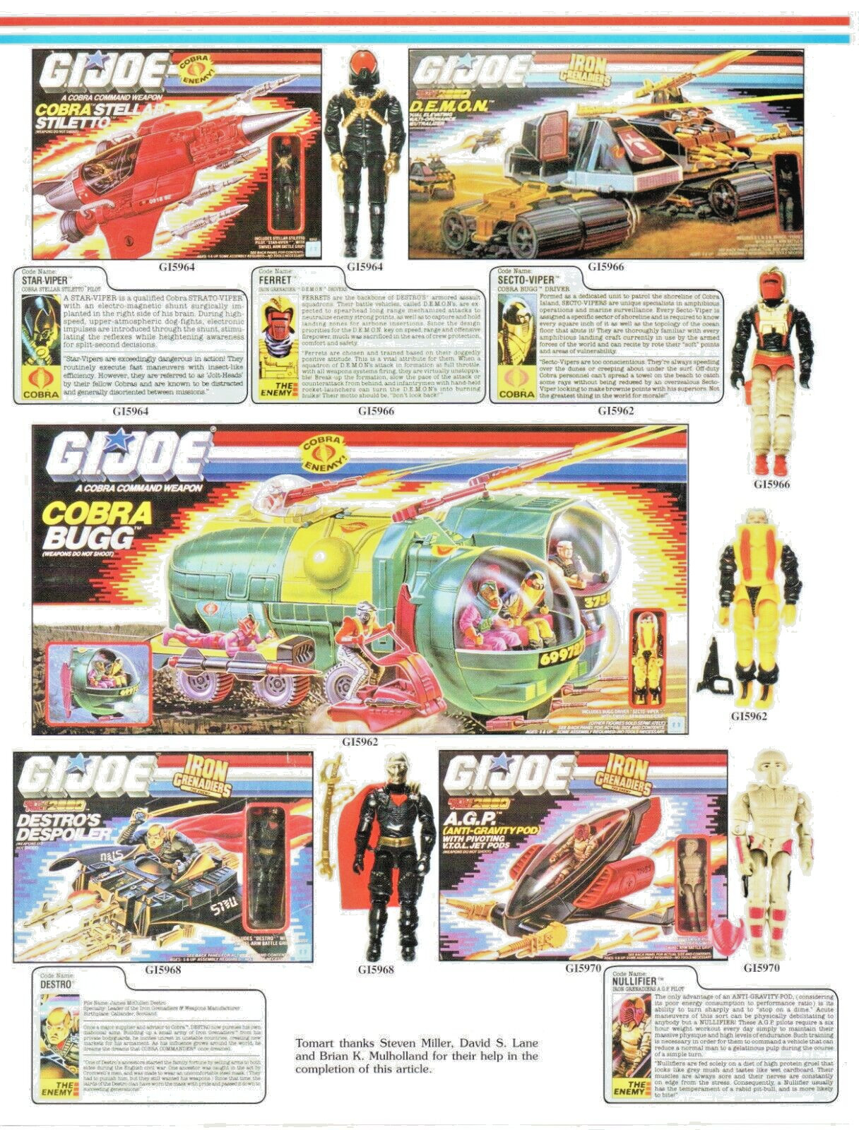 2004 GI JOE Action Figures Toy PRINT AD - COBRA BUGG DESTRO'S DESPOILER A.G.P.