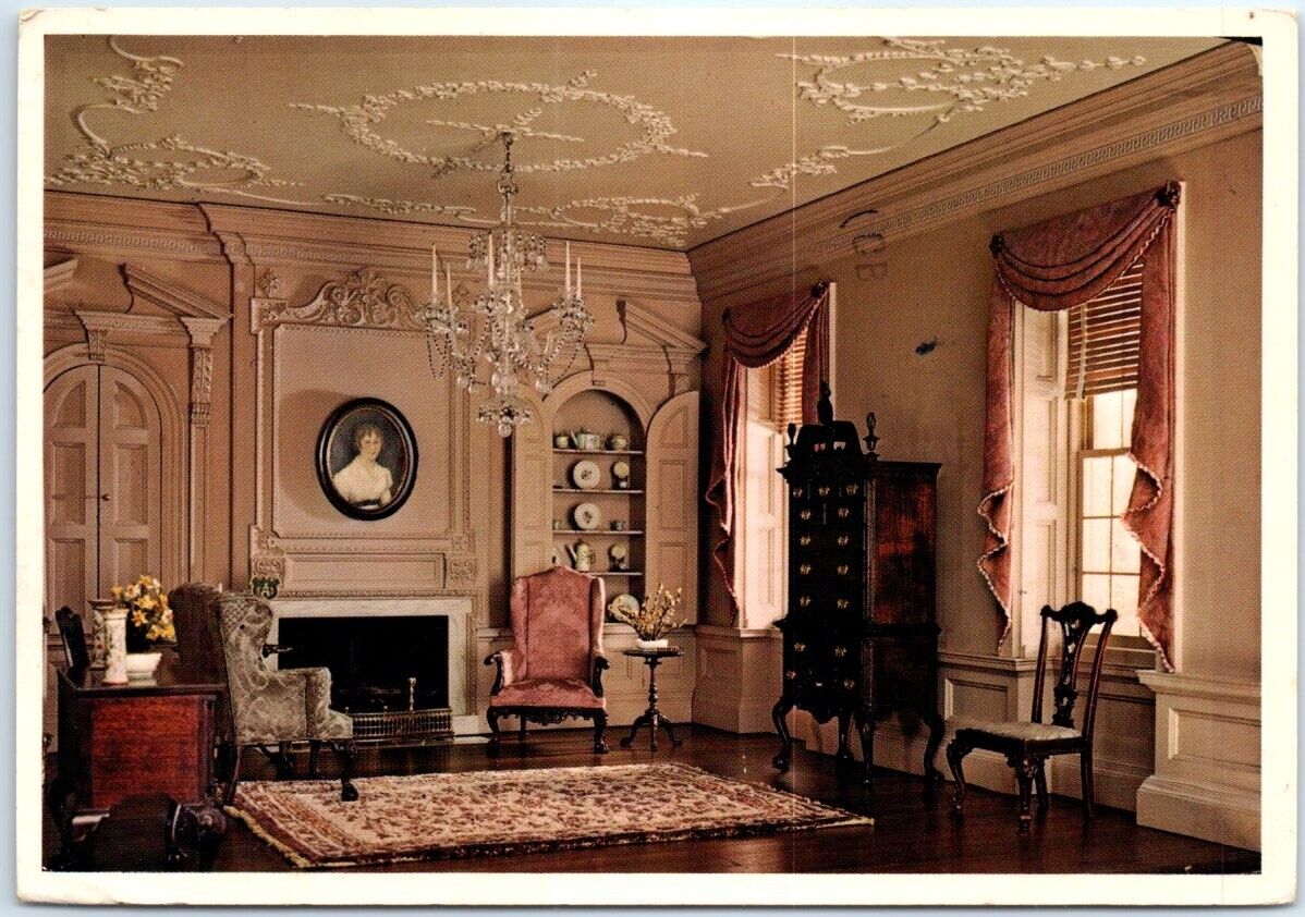 Postcard - American Rooms in Miniature, The Art Institute of Chicago, USA