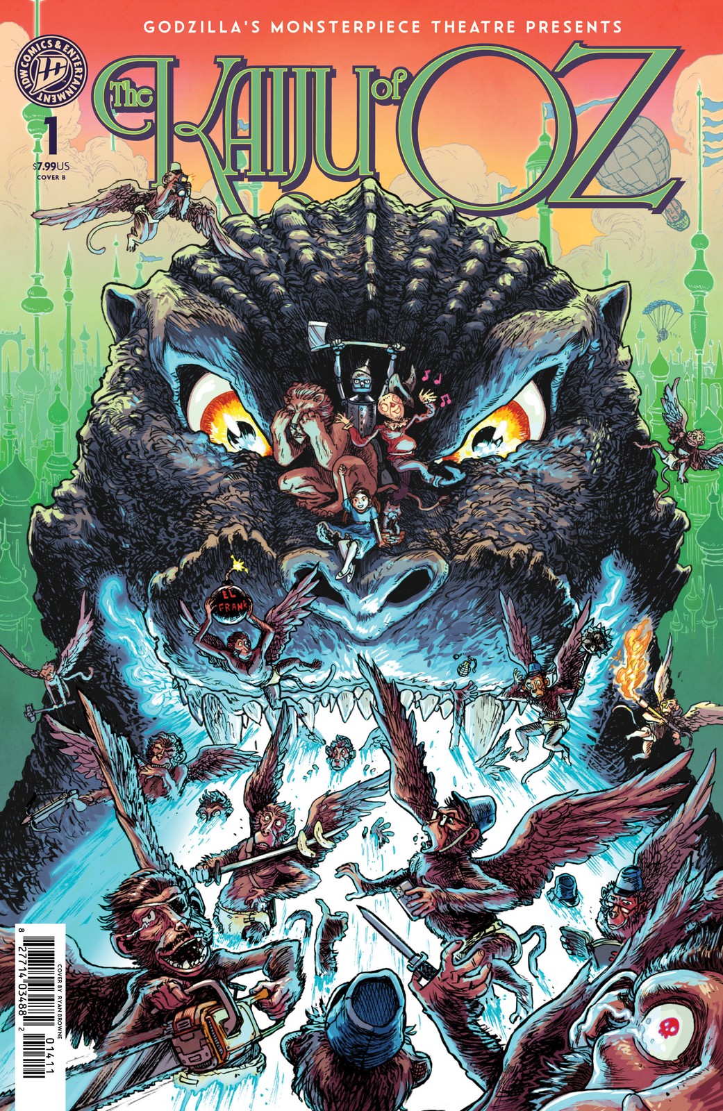 Godzillas Monsterpiece Theatre Presents The Kaiju Of Oz CVR B Pre Order 10/7/26