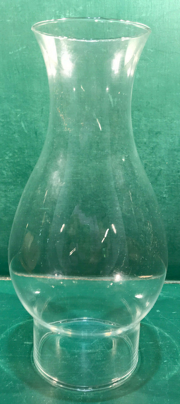 Flared Top Glass Oil Kerosene Lamp Chimney Globe Shade 8 1/2\