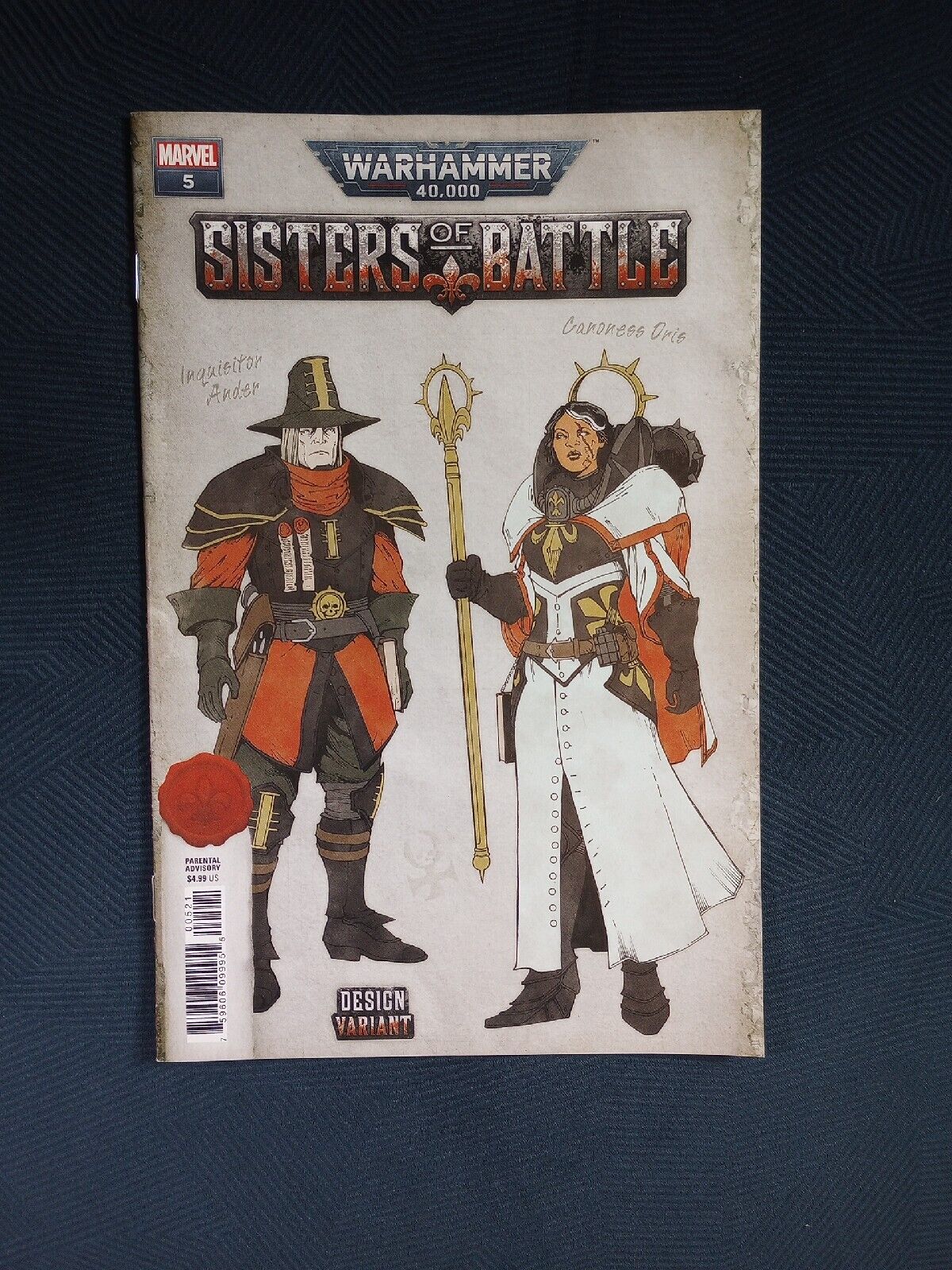 WARHAMMER 40,000: Sisters Of Battle #5 (2022) NM 1:10 Incentive Design Variant