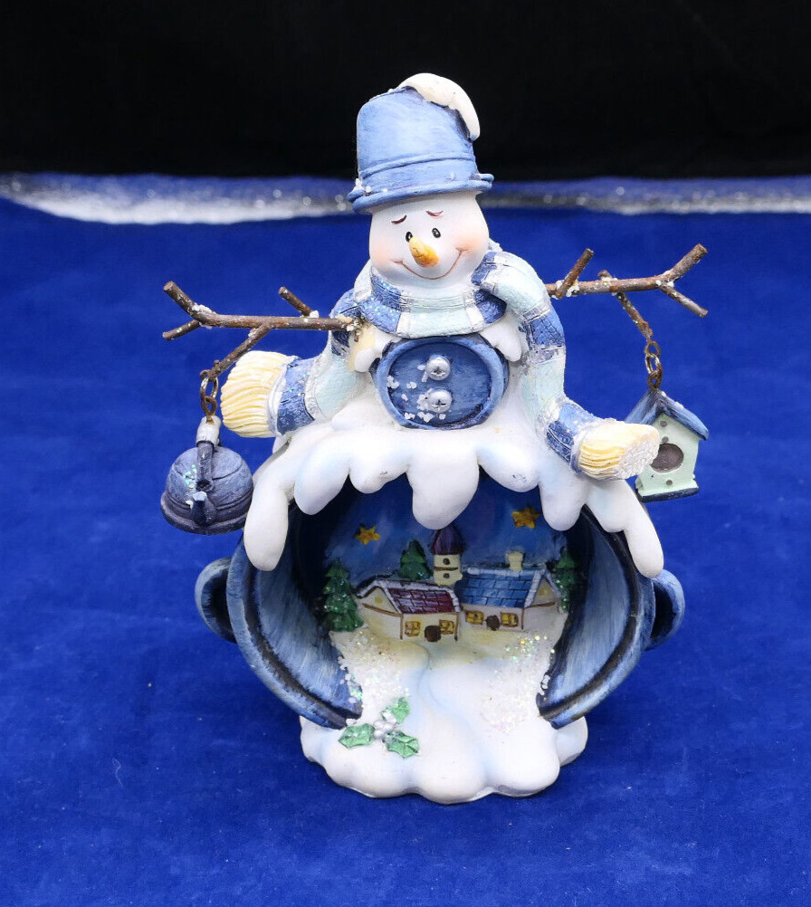 Frosty The Snowman Vintage Ceramic Christmas Figure Hand Painted