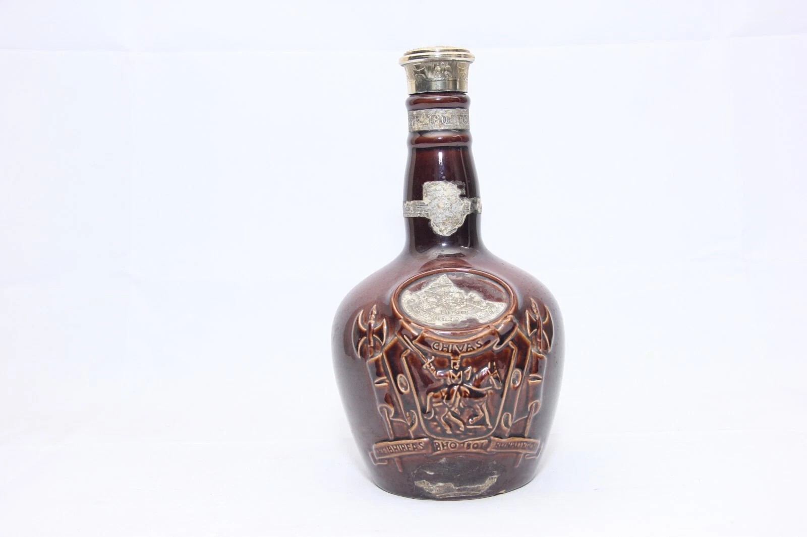 Vintage Empty Ceramic Chivas Brothers Copeland Spode England Bottle Scotland