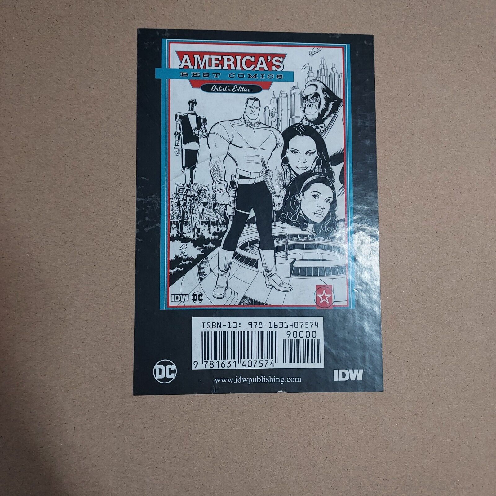 AMERICA'S BEST COMICS ARTIST'S EDITION HC IDW TOM STRONG SPROUSE COVER New