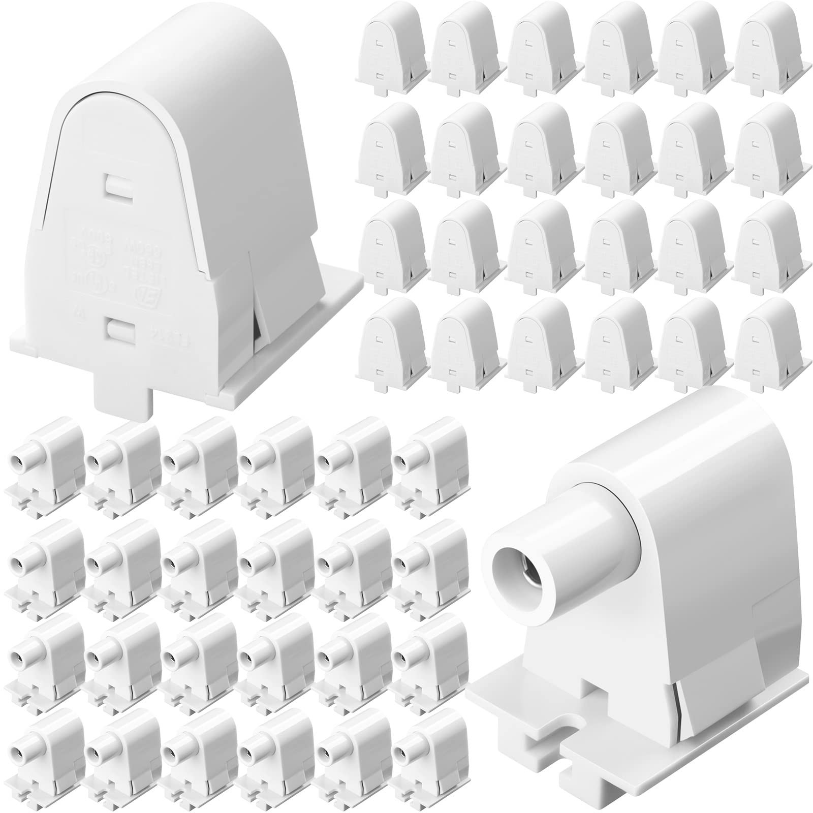 24 Pcs Single Pin FA8 Tombstone T8 T10 T12 Led Socket Lampholder Lamp...