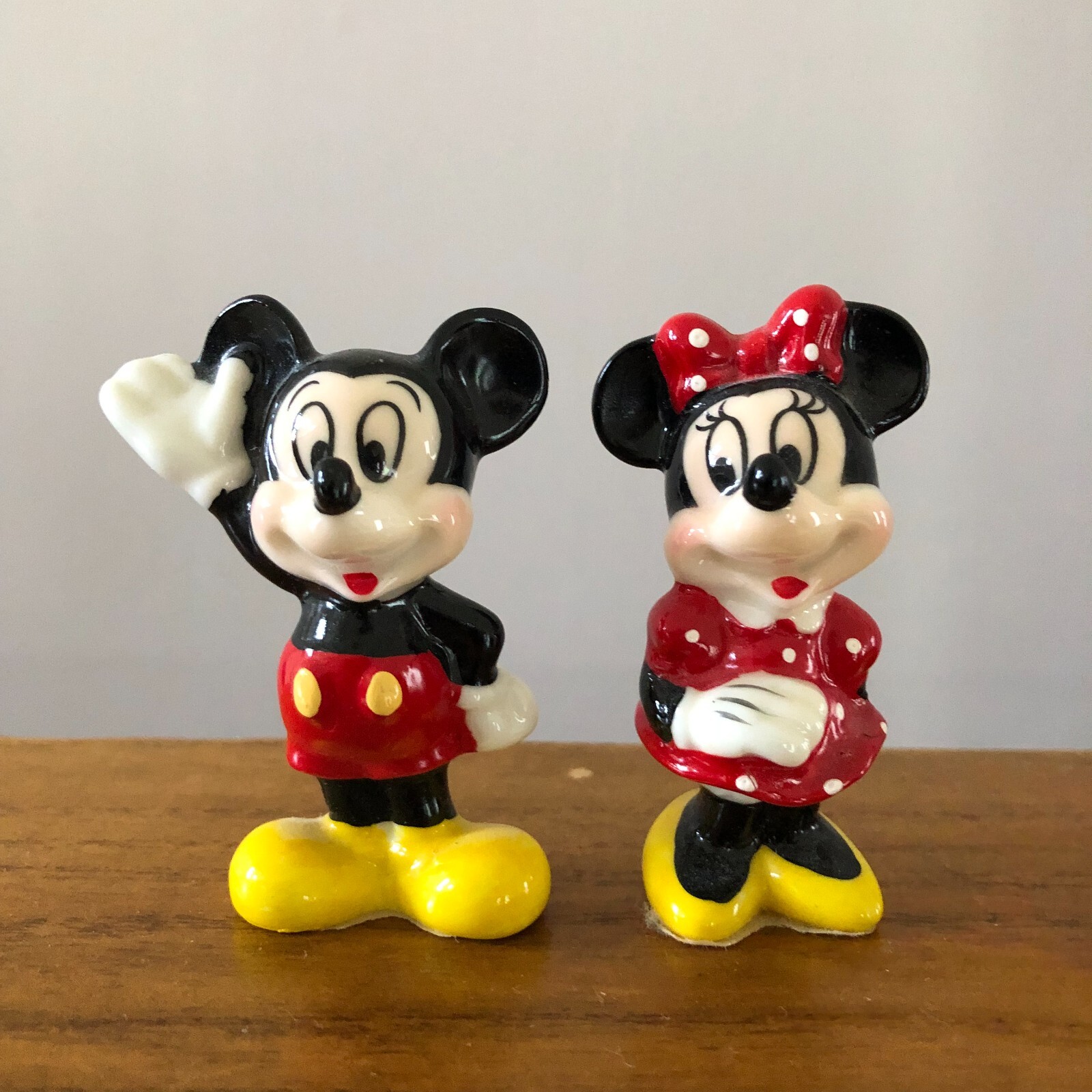 Vintage JAPAN DISNEY  Bone China MICKEY & MINNIE MOUSE 2