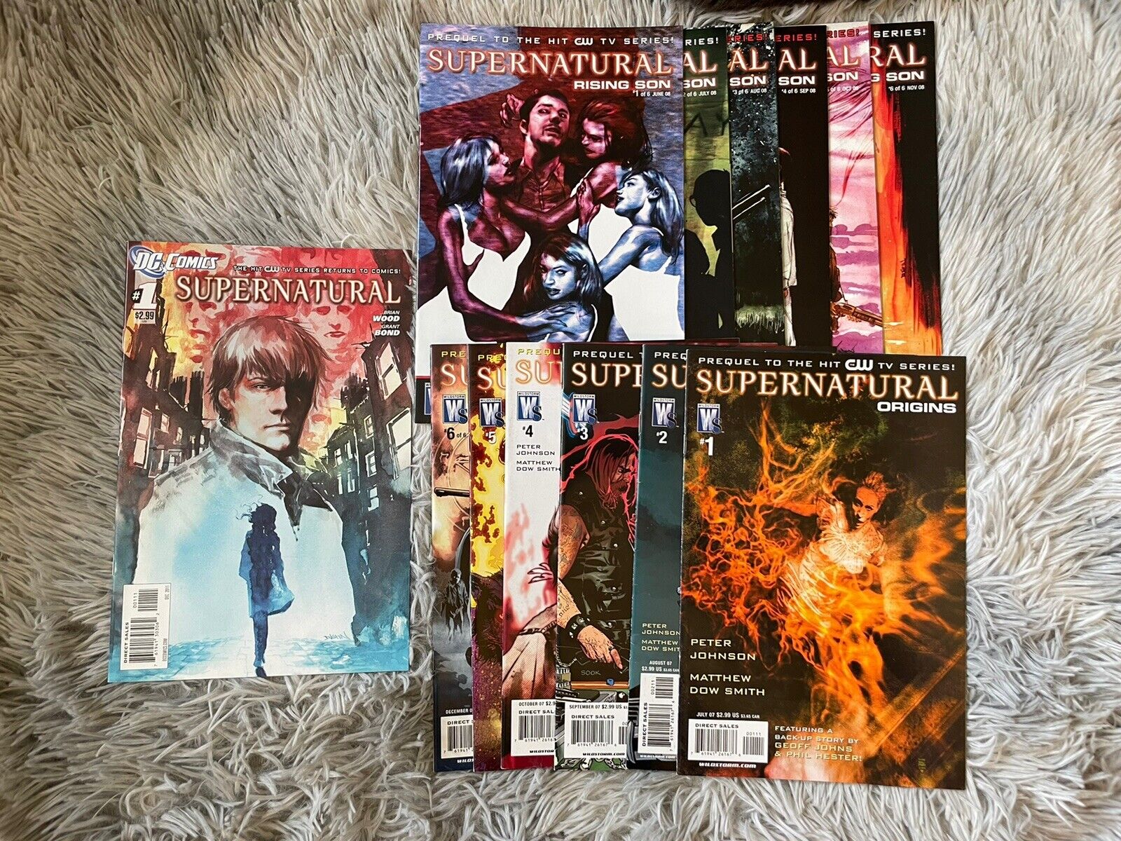 Supernatural Origins & Rising Son Prequel Comics #'s 1-6 / 2007 / 2011 Rare Lot