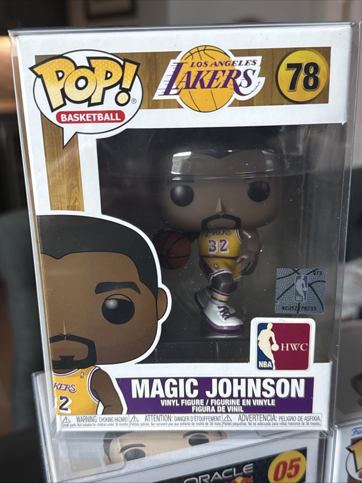 Funko Pop Vinyl Magic Johnson LA Lakers Hardwood Classics #78 Standard Funko Pop Vinyl Magic Johnson LA Lakers Hardwood Classics #78 Standard