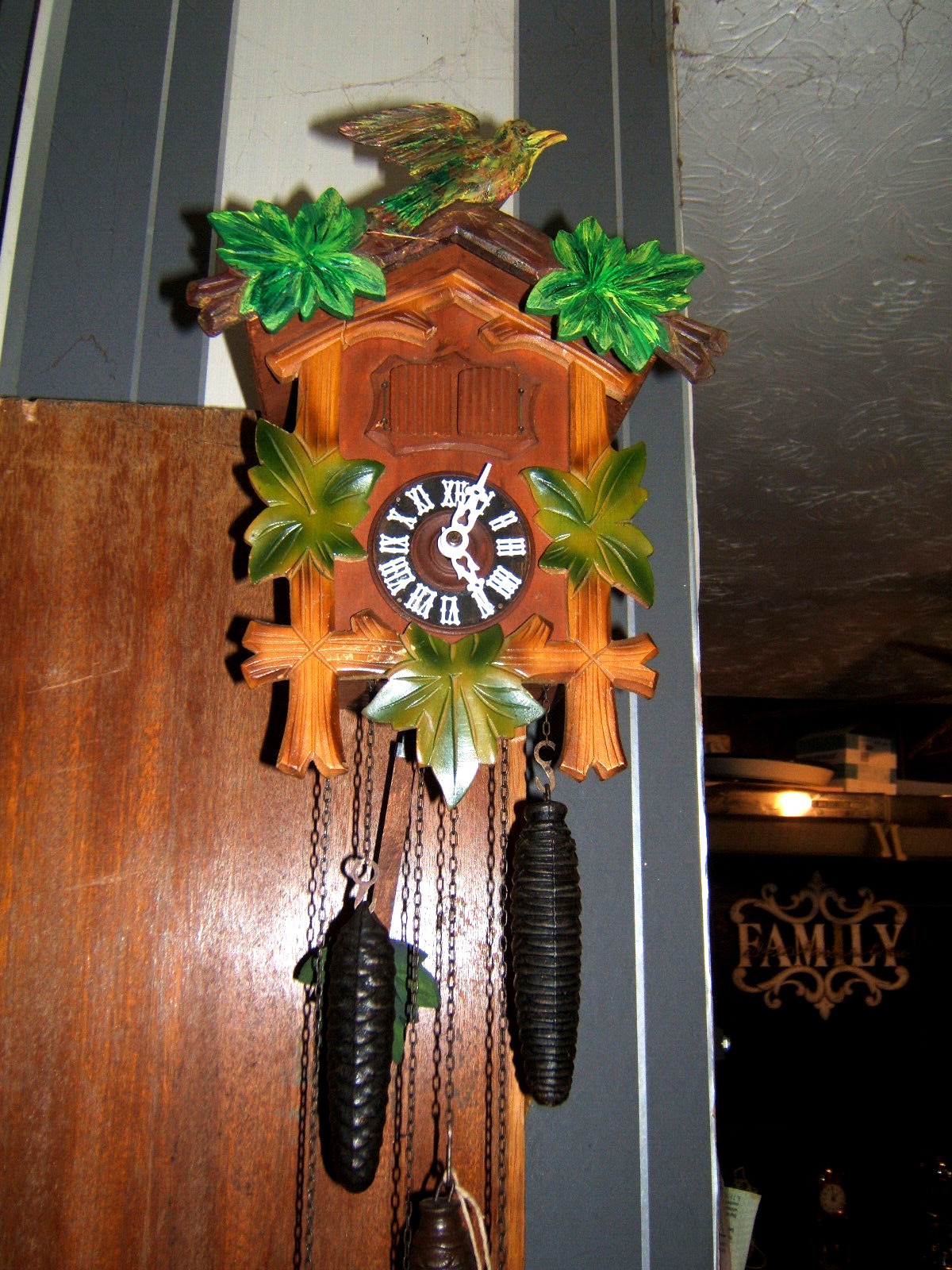 Vintage Musical Black Forest Cuckoo Clock