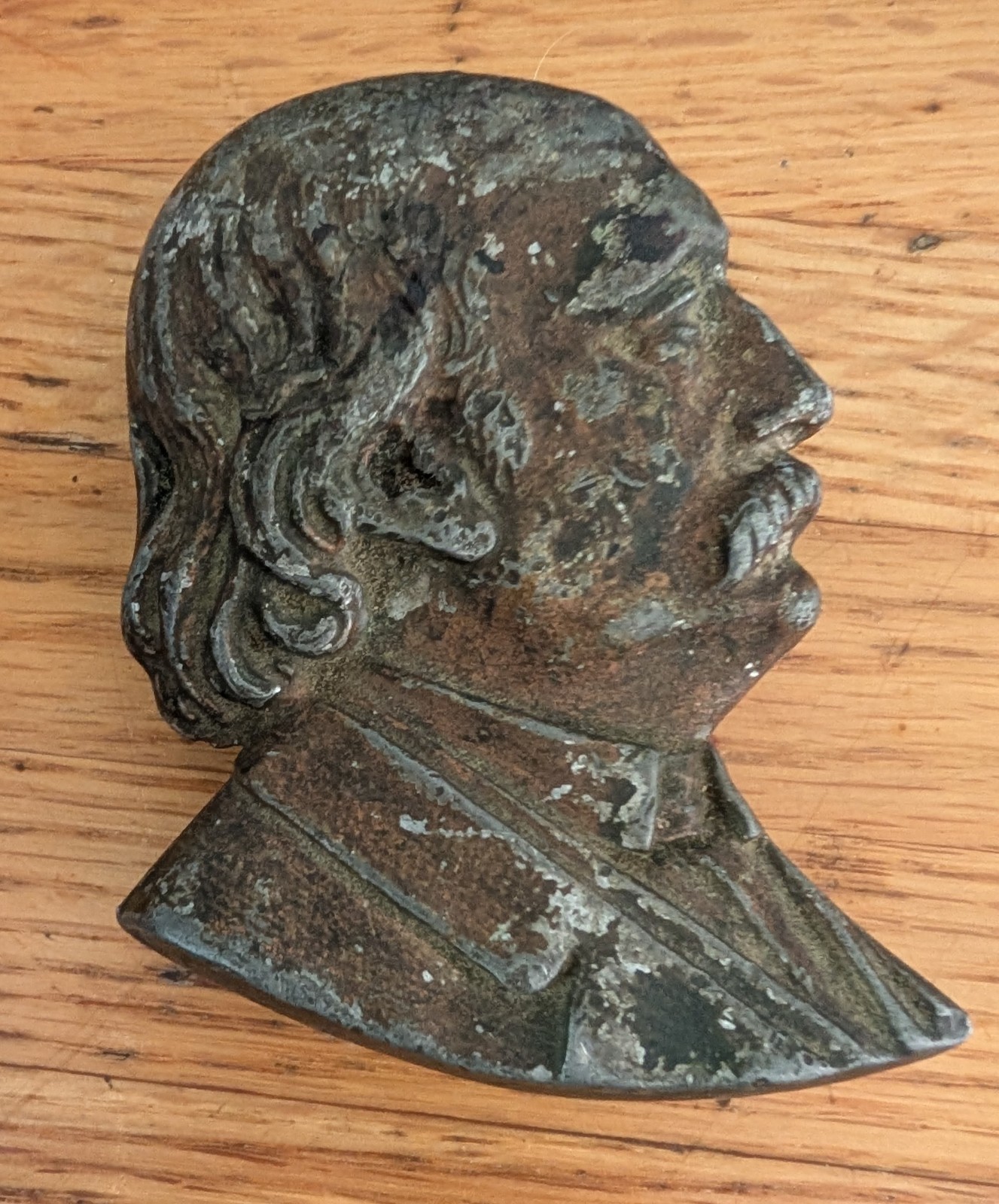 Benjamin Butler Bas-Relief Profile Plaque-Bronze Finish- Ames Sword Co.