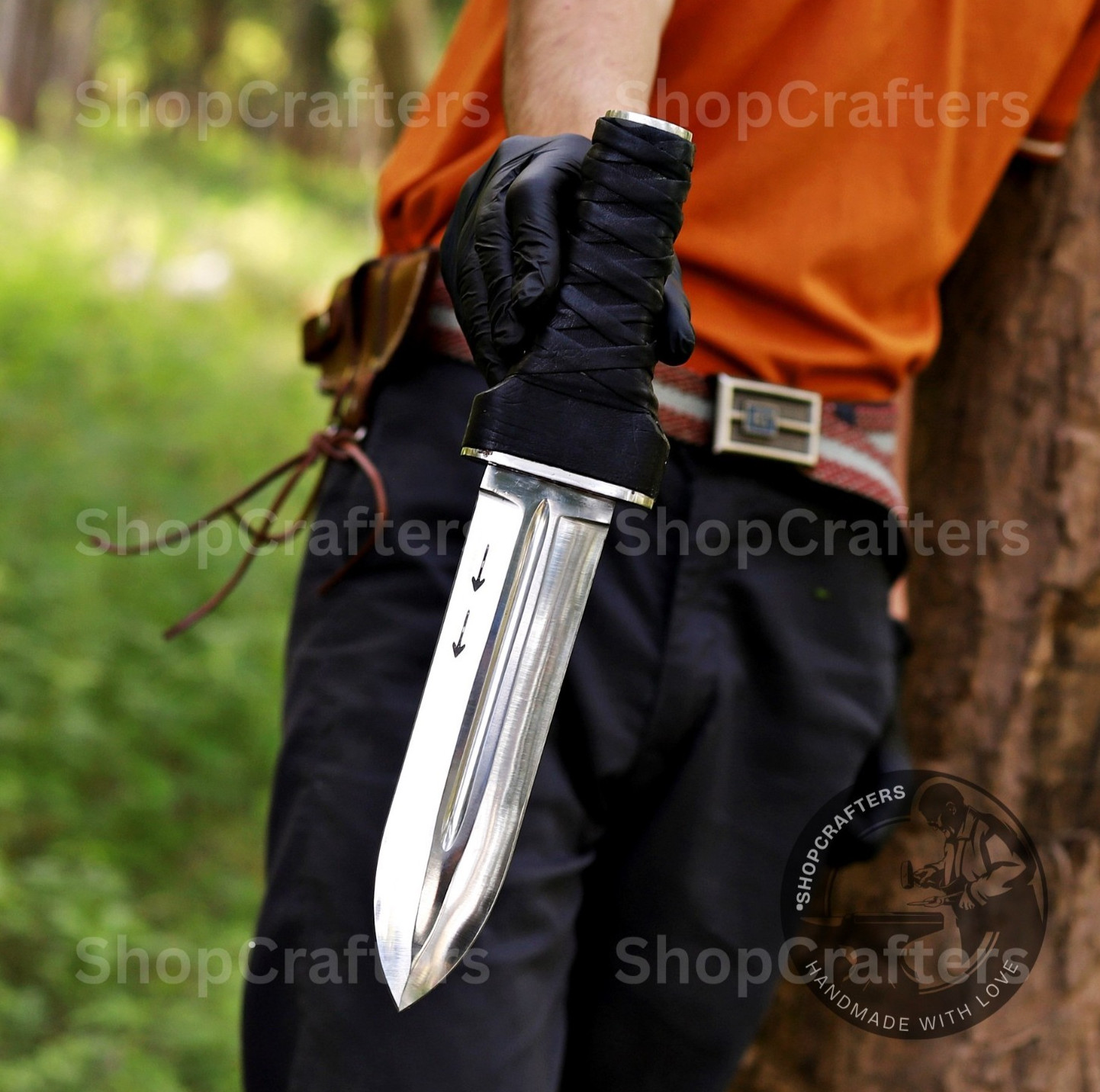 Handmade Thorfinn Dagger KNIFE Anime Vinland Saga Double Edge Knife Collector Handmade Thorfinn Dagger KNIFE Anime Vinland Saga Double Edge Knife Collector