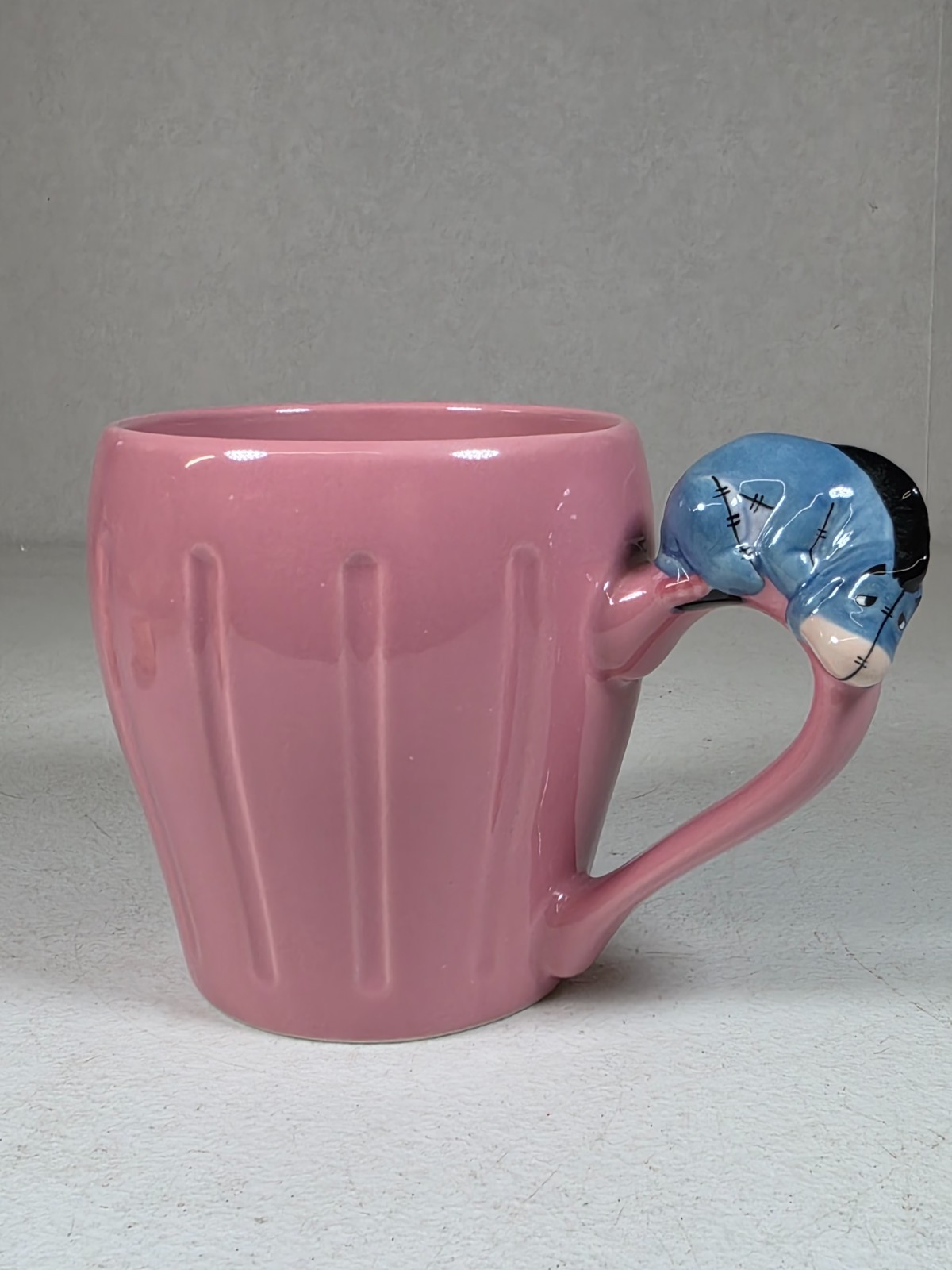 Disney Large Pink 3D Eeyore Mug Cup Store Exclusive  Winnie the Pooh