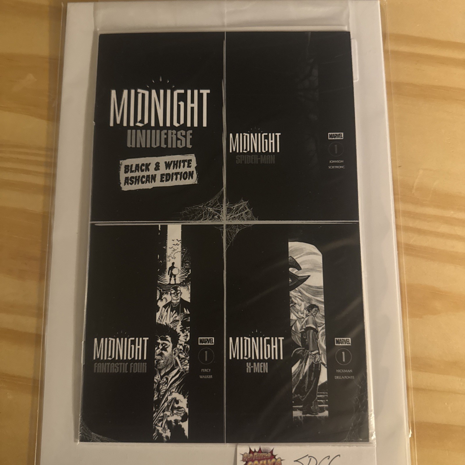 SDCC 2026 Marvel Midnight Universe B&W Ashcan Sealed No Barcode Mint SDCC 2026 Marvel Midnight Universe B&W Ashcan Sealed No Barcode Mint
