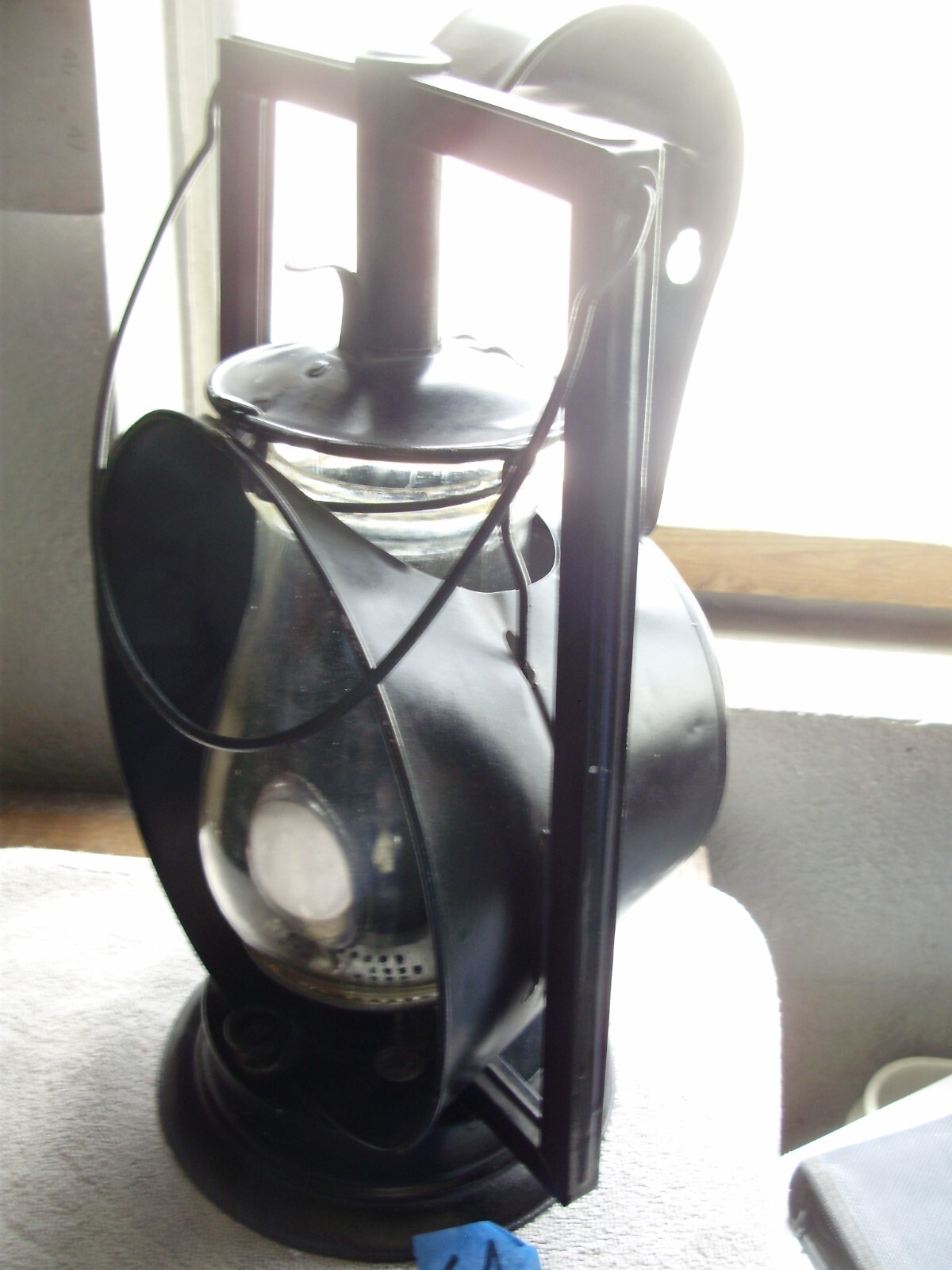 RARE PRE-1914 DIETZ ACME CURVED HANDLE RAILROAD INSPECTOR LANTERN...MY # 6A