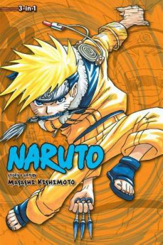 Naruto (3-in-1 Edition), Vol. 2: Includes vols. 4, 5 & 6 - Paperback - GOOD
