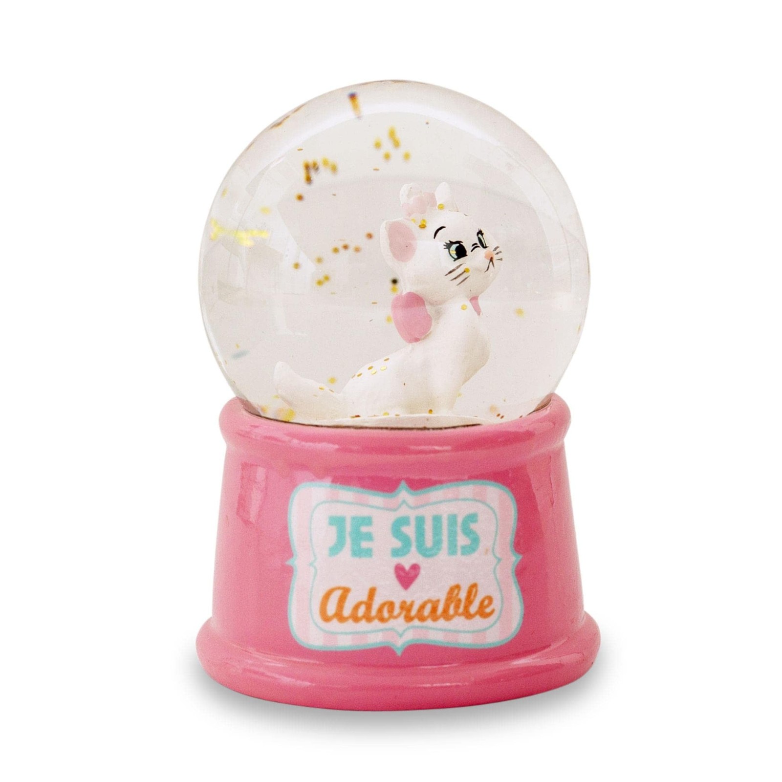 Silver Buffalo Disney Aristocats Marie Je Suis Adorable Light Up Snow Globe, ...