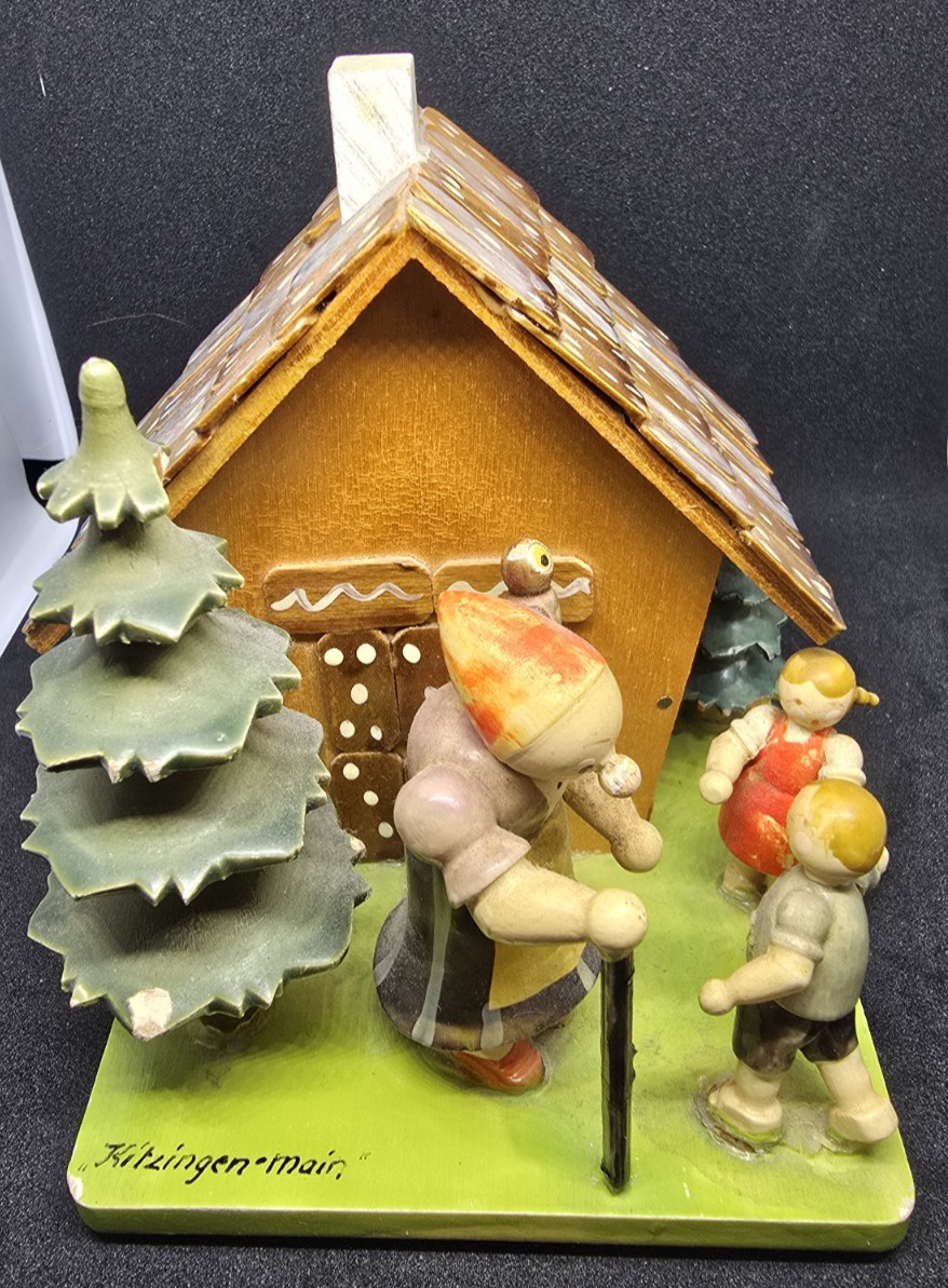 Wooden Hand Crafted Germany Coin Bank Kitzingen- a- Main