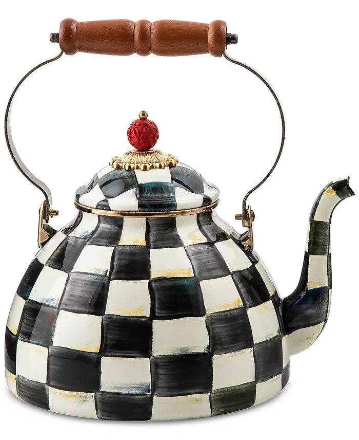 MACKENZIE-CHILDS Tea Kettle 3 Quarts Large (See Photos)