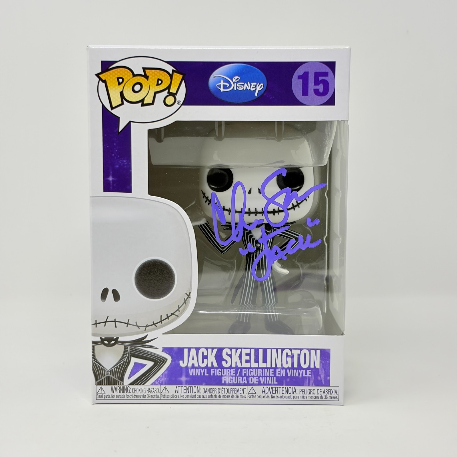 Chris Sarandon Disney Jack Skellington #15 Signed Funko Pop JSA Autograph