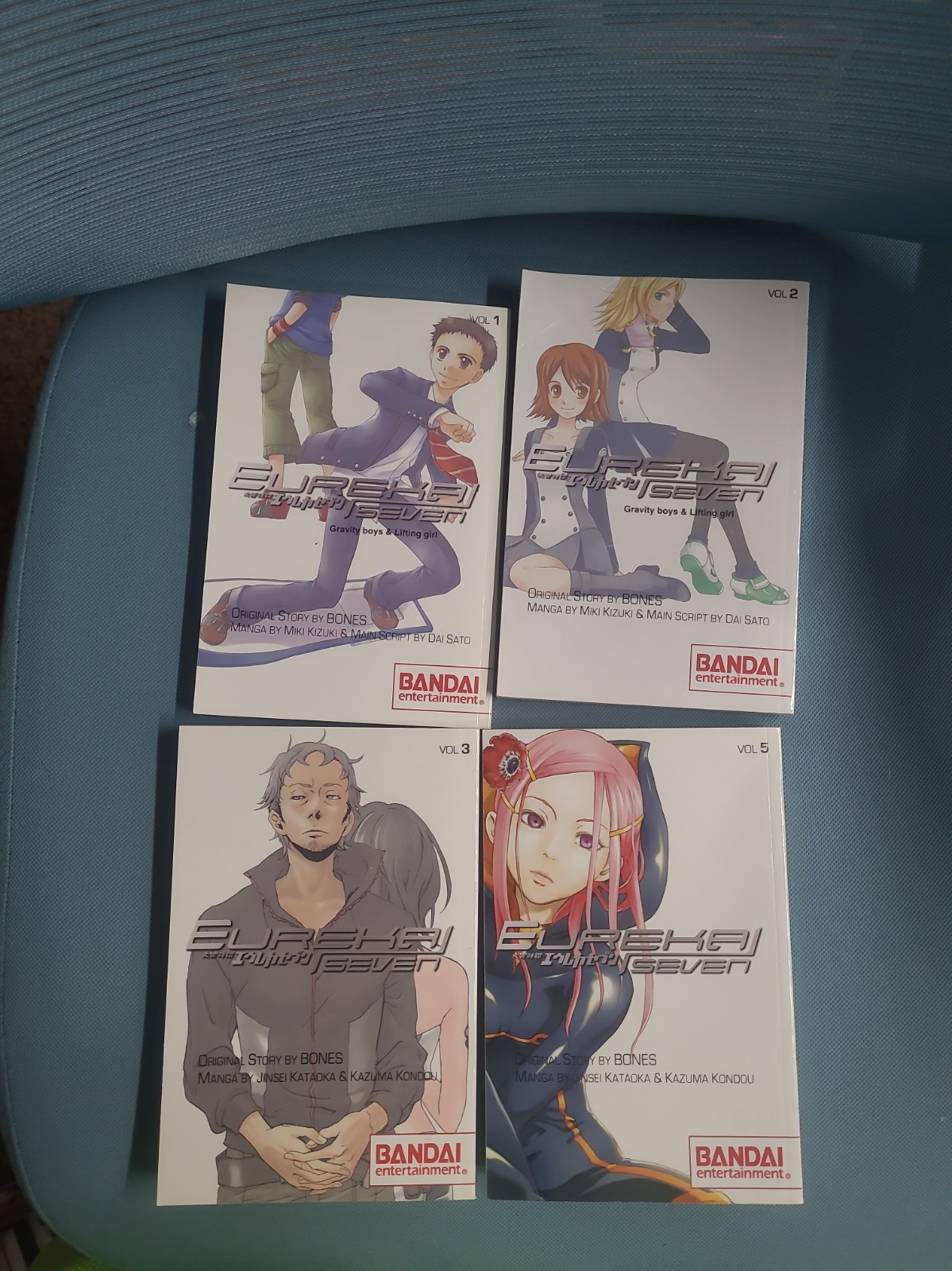 Eureka Seven Manga Collection Vol 1-3, 5 Bandai Entertainment English