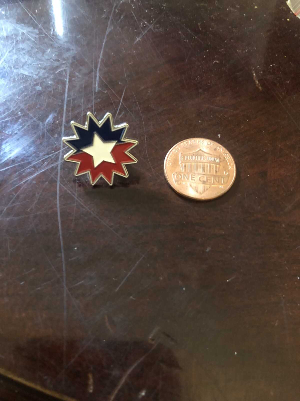 Juneteenth star lapel pin black Americana