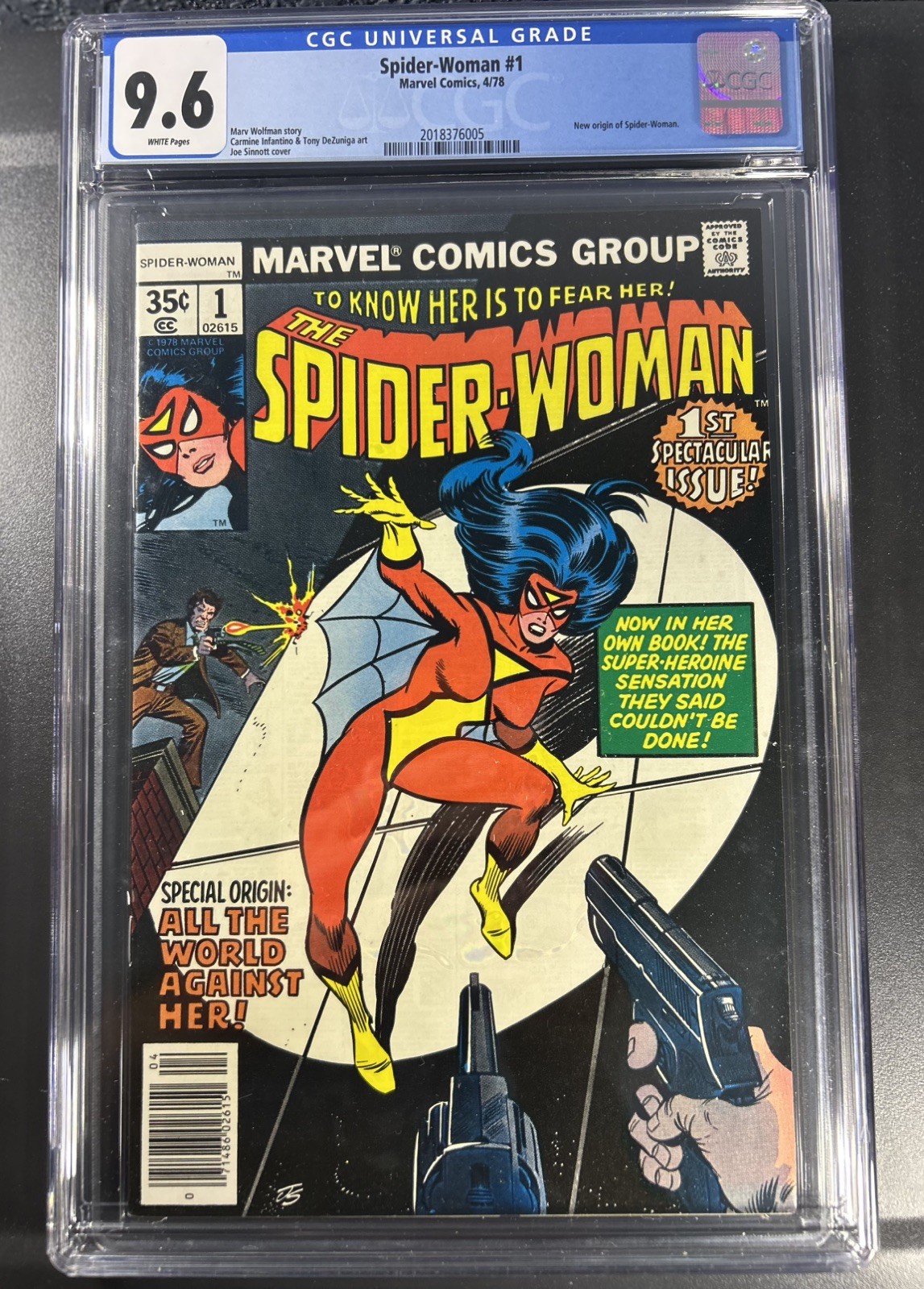 Spider-Woman #1 (1978) CGC 9.6 ⭑ KEY  Marvel Jessica Drew origin