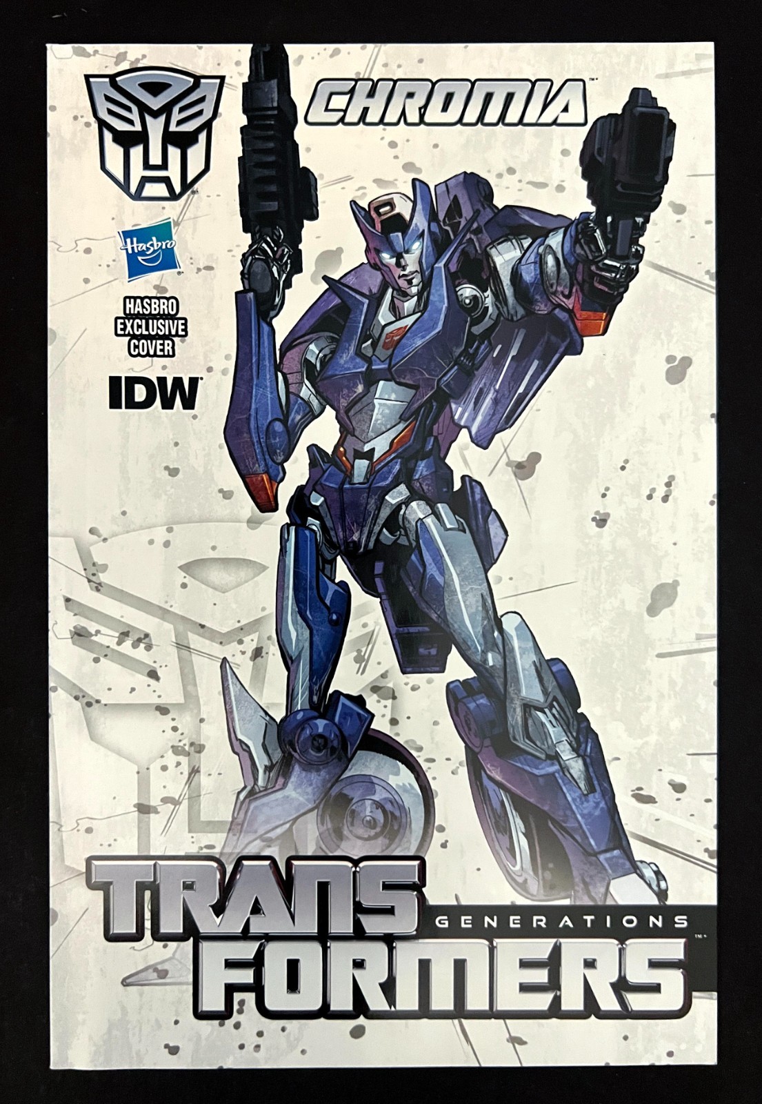 TRANSFORMERS GENERATIONS: CHROMIA #1 Dark Cybertron Hasbro Insert IDW 2014