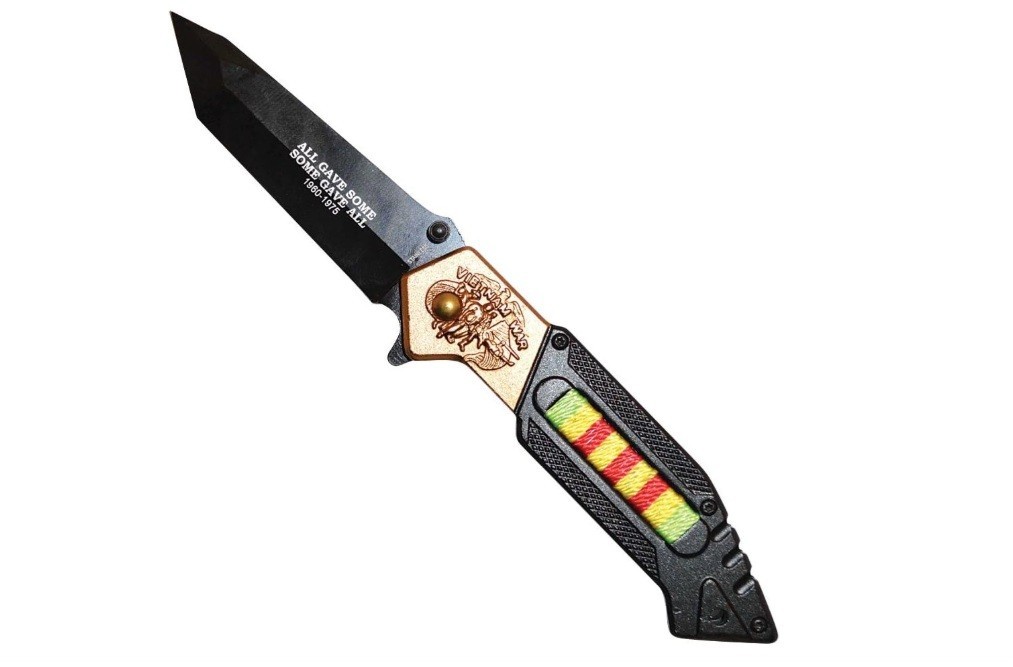 Vietnam War Commemorative Folding Pocket Knife - 8\