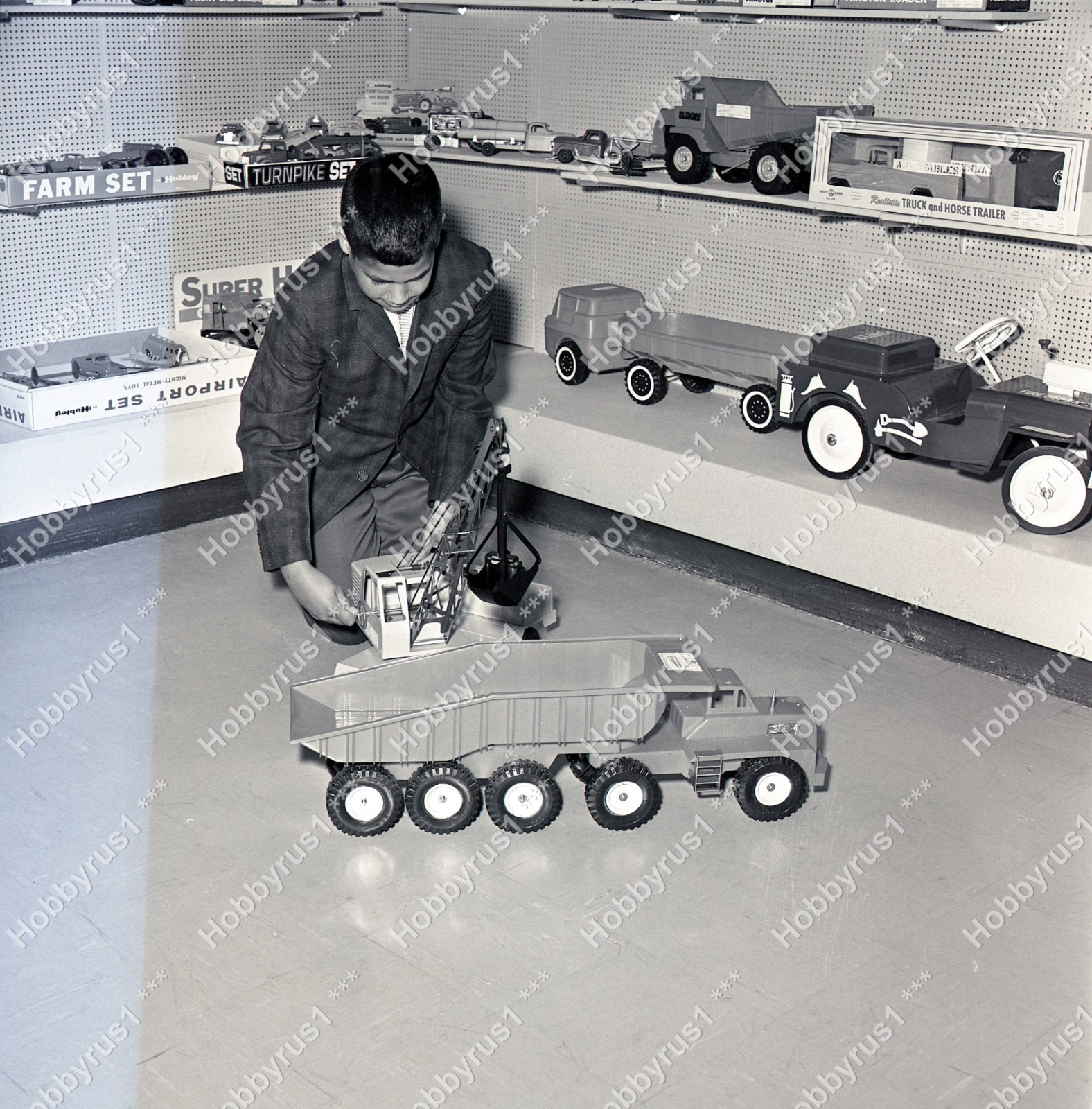 Oakland Toy Store Nylint Tonka Hubley Truck Vtg 1960s Original 120mm Negative