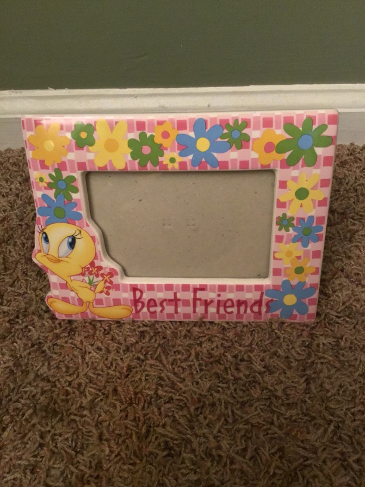Vintage Warner Bros Tweety Bird Best Friends Picture Frame