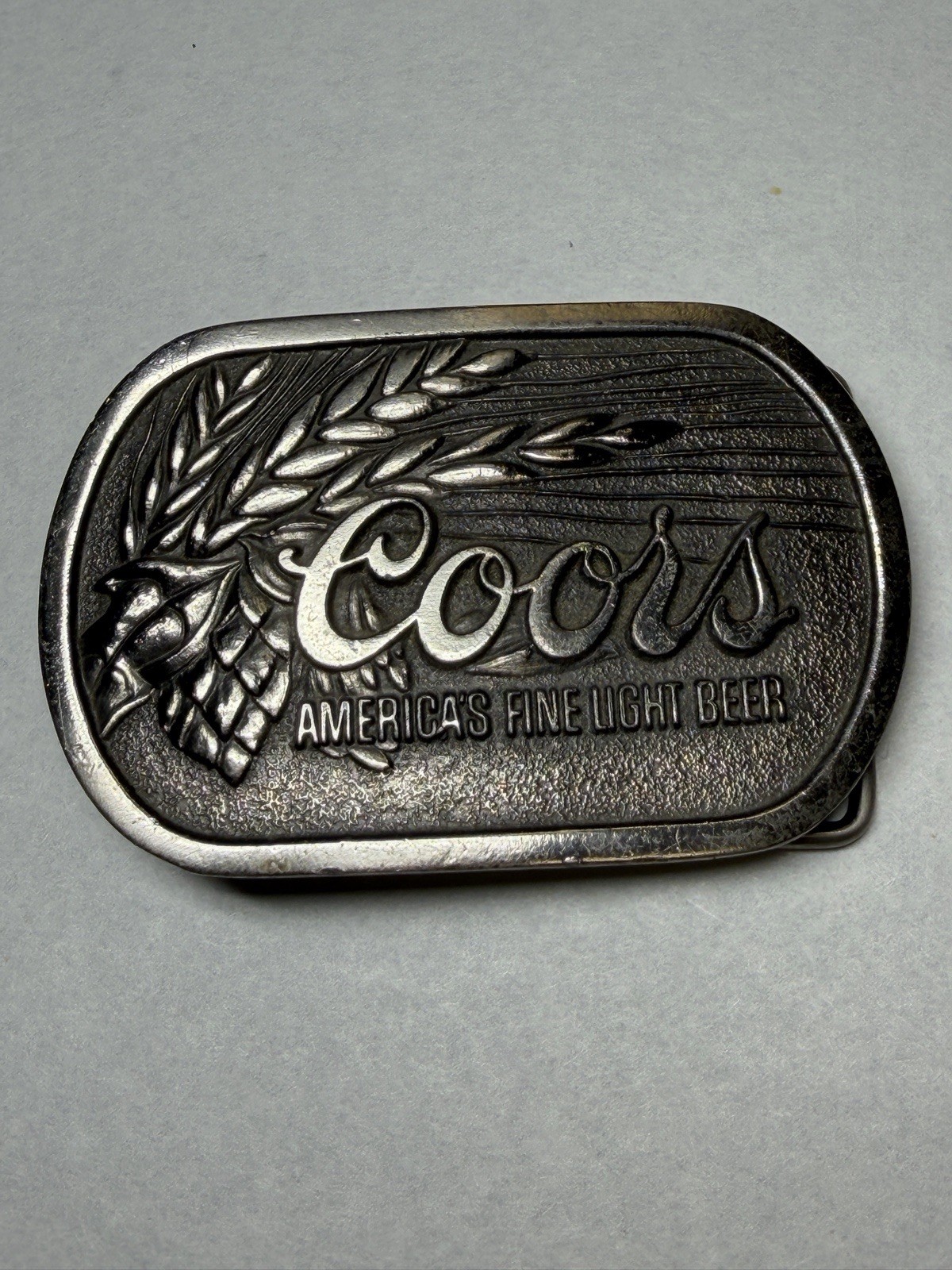 Vintage 70’s 1979 Coors America Fine Light Beer Cowboy Belt Buckle LE Numbered Vintage 70’s 1979 Coors America Fine Light Beer Cowboy Belt Buckle LE Numbered